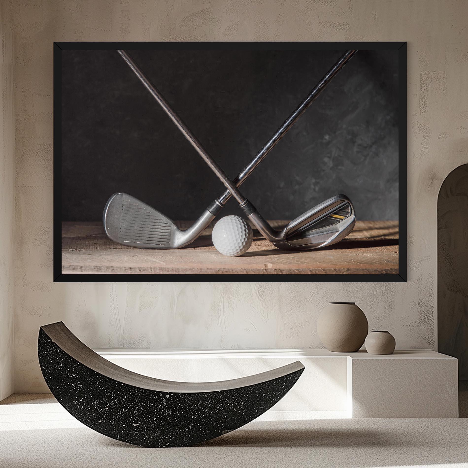 Vászonkép Golf Club Ball mockup 8