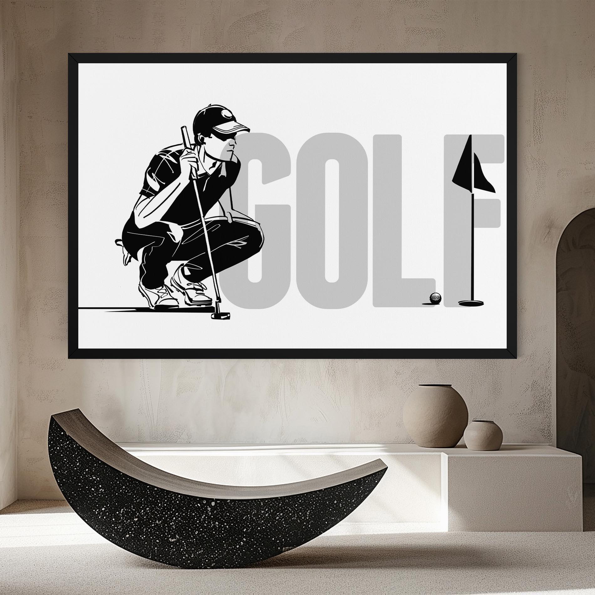 Vászonkép Golf mockup 8