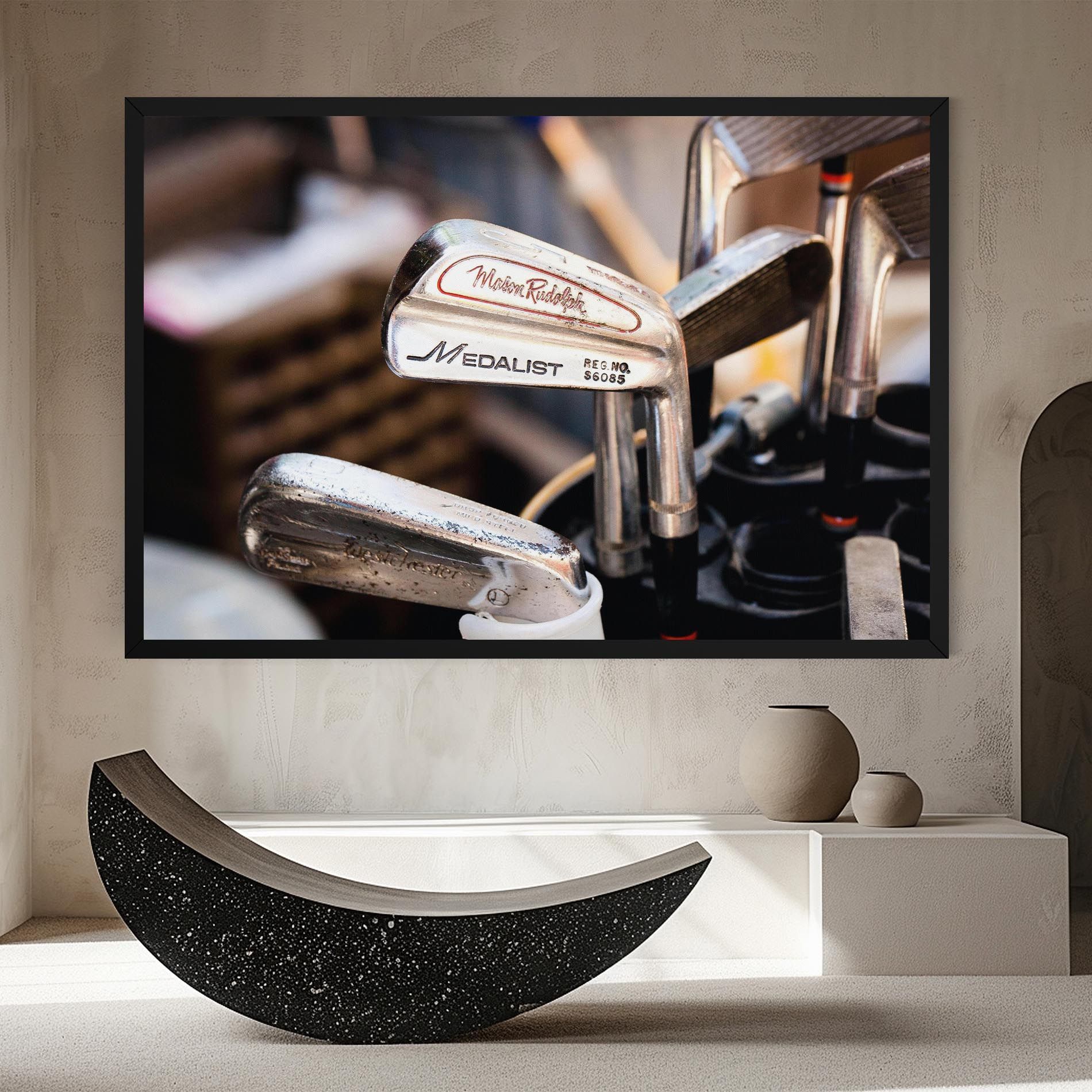 Silver Golf Club mockup 8