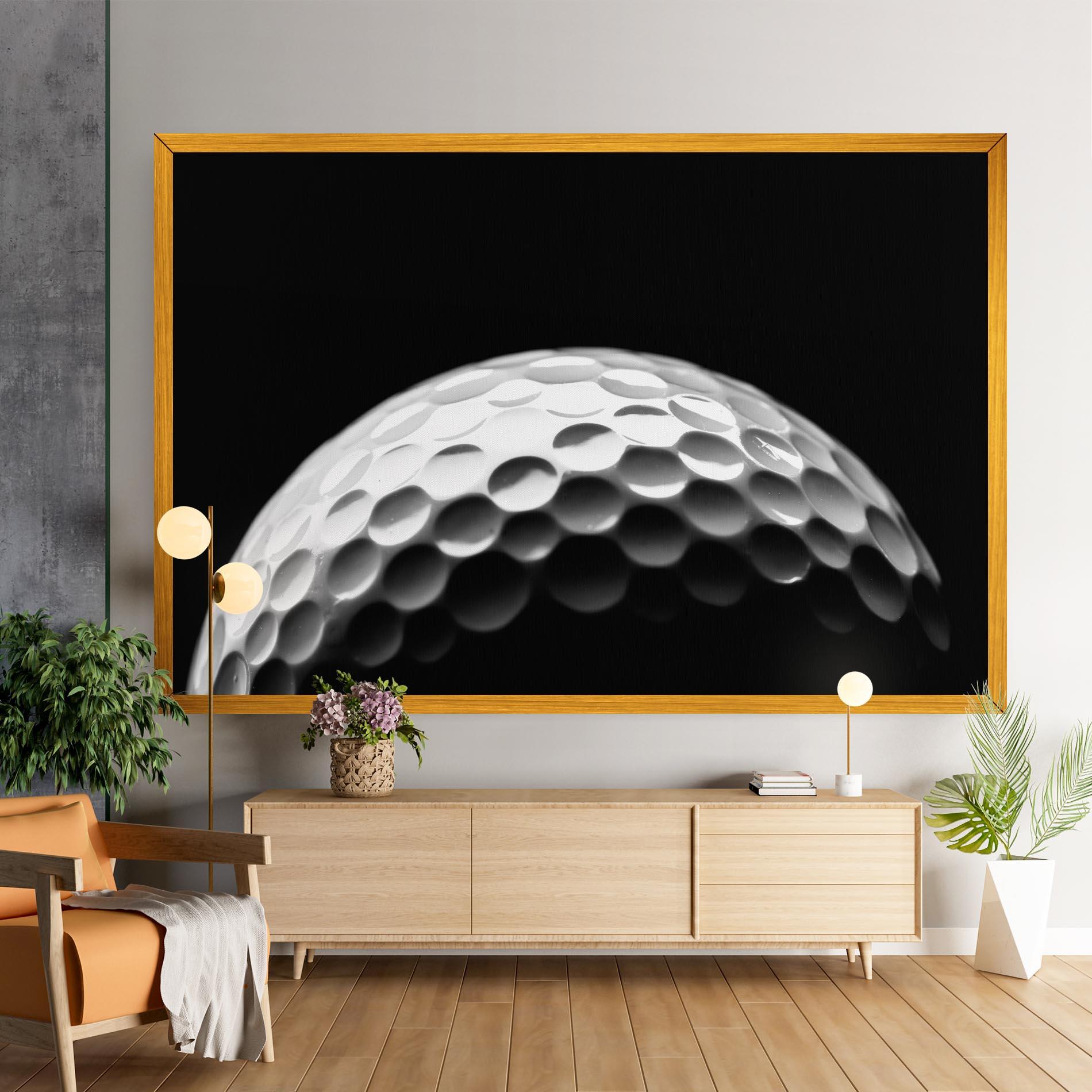 Vászonkép Golf Ball Close Up mockup 9