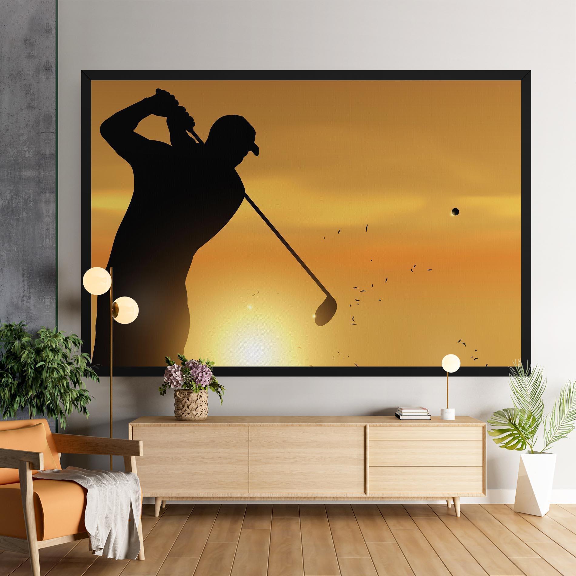 Vászonkép Gold Sunrise mockup 9