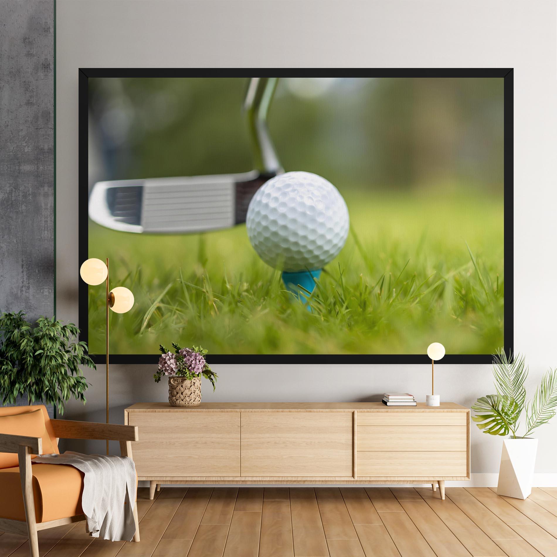 Vászonkép Golf Ball Tee mockup 9
