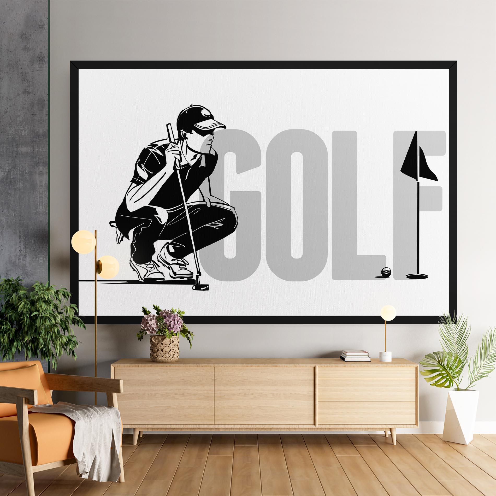 Vászonkép Golf mockup 9