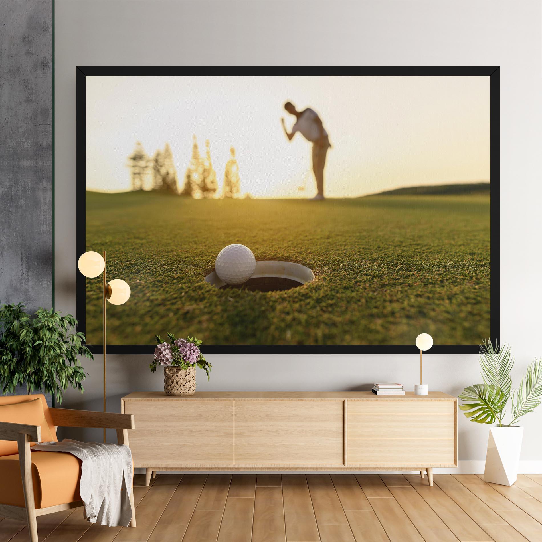 Vászonkép Golfer Concept mockup 9