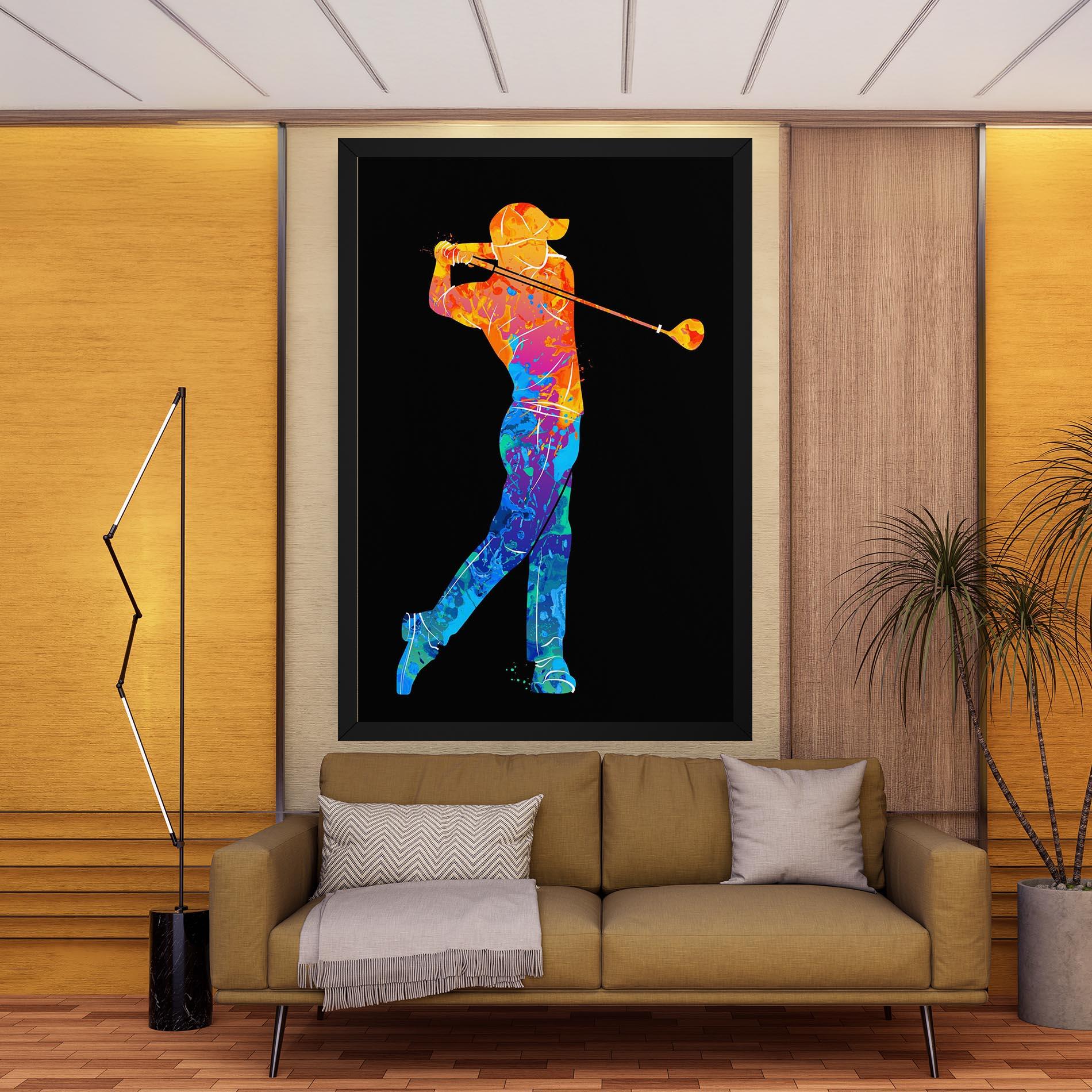 Vászonkép Color Mix Golf mockup 9