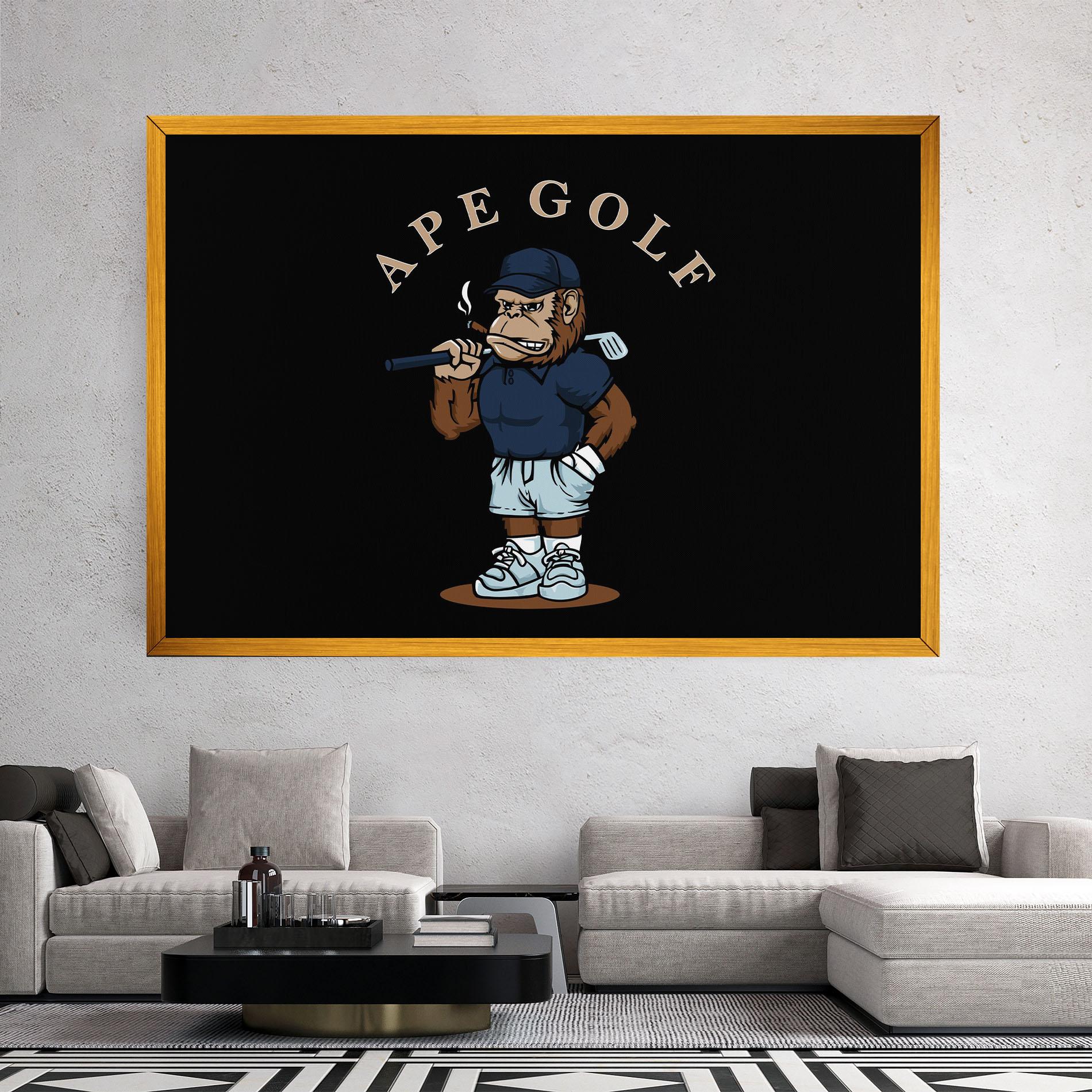 Vászonkép Ape Golf mockup 2