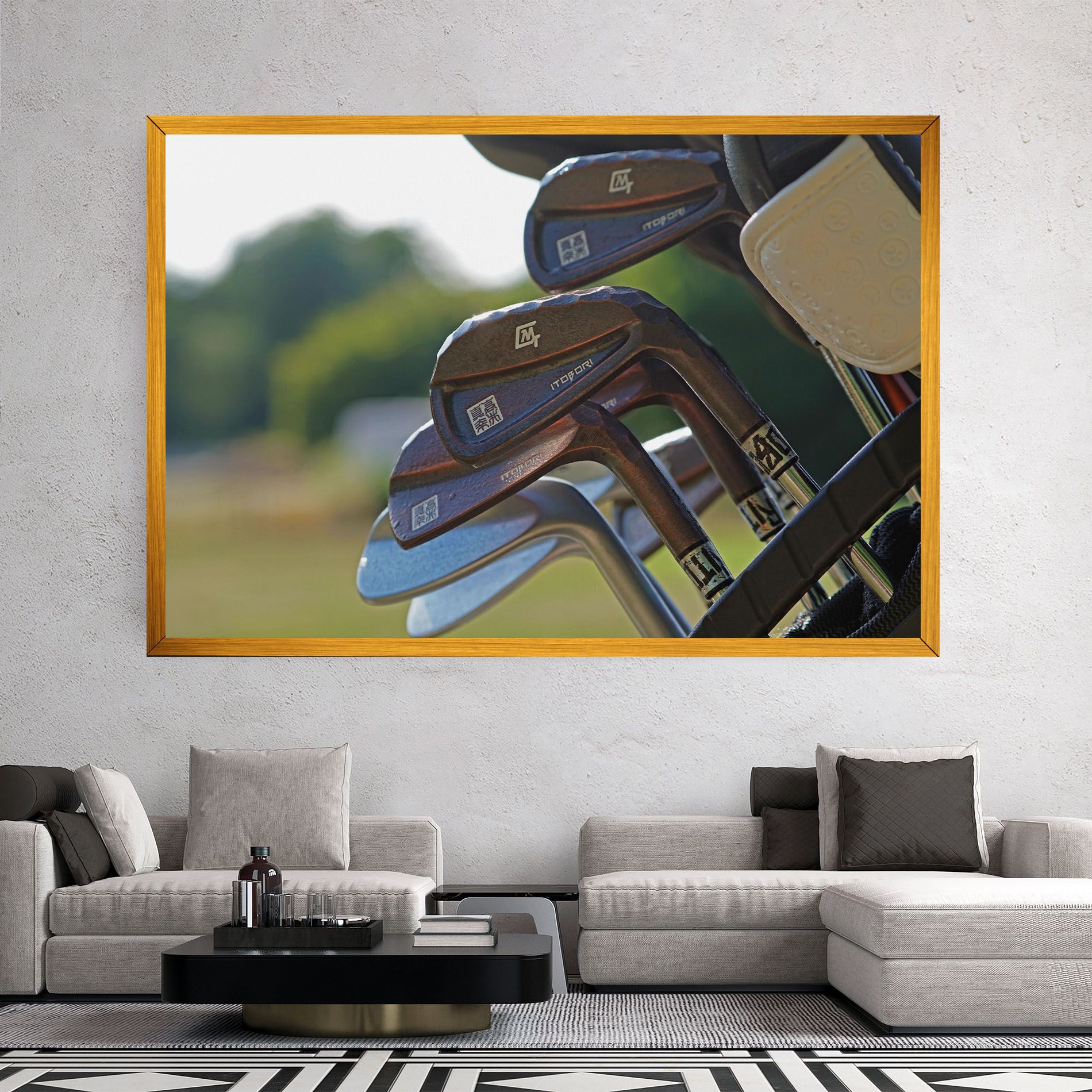 Brown Golf Club mockup 2