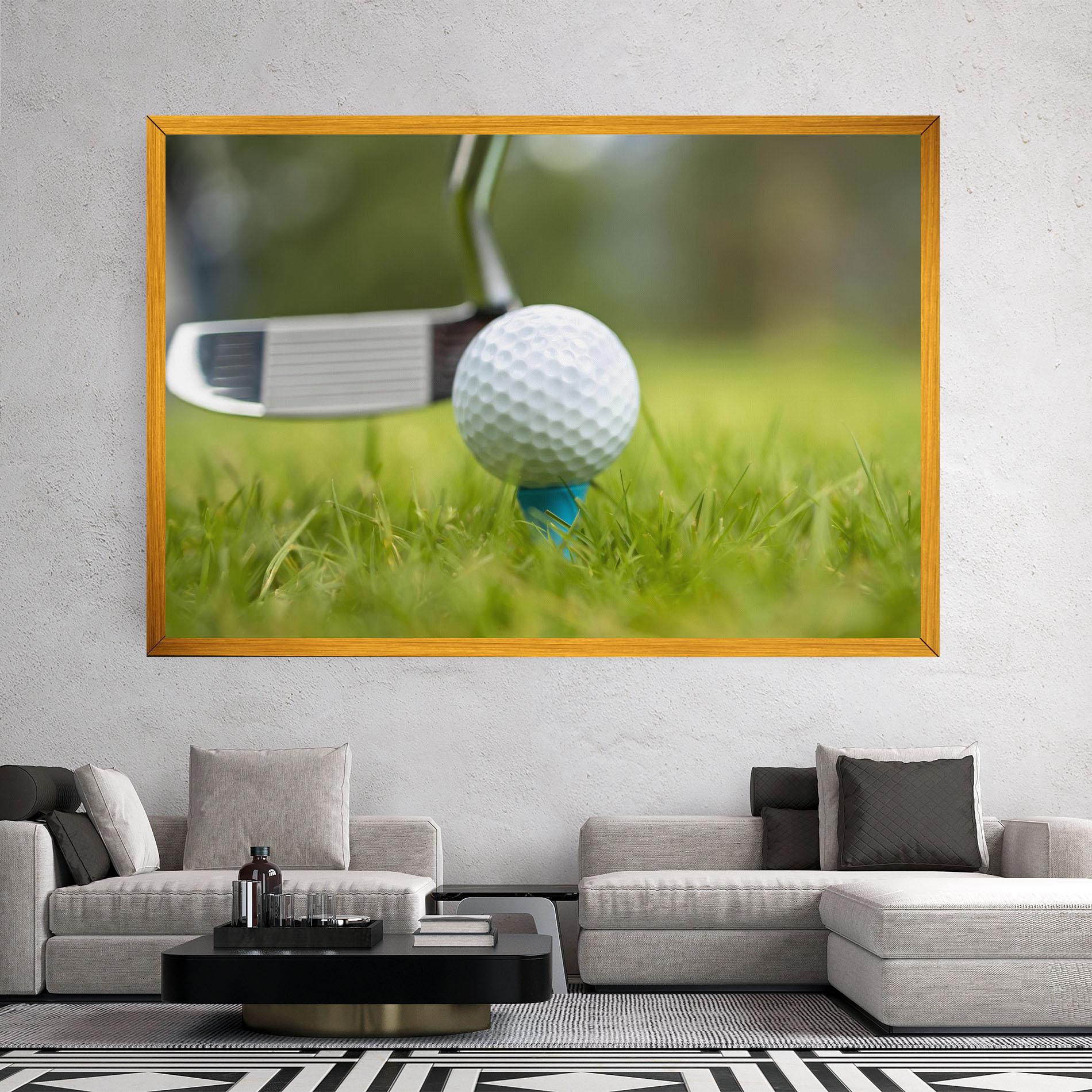 Vászonkép Golf Ball Tee mockup 2