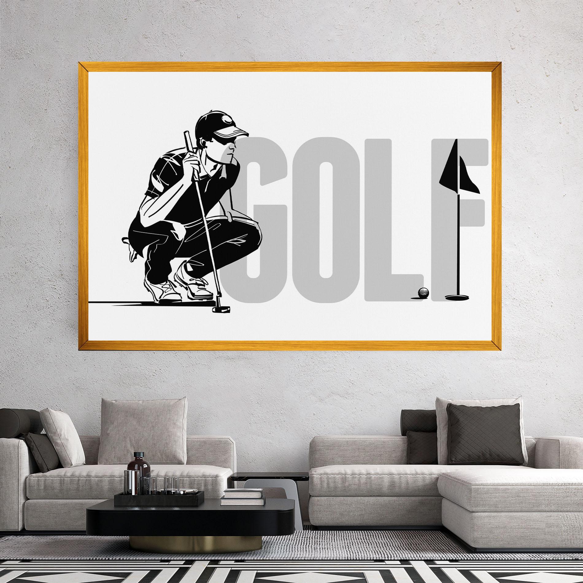 Vászonkép Golf mockup 2