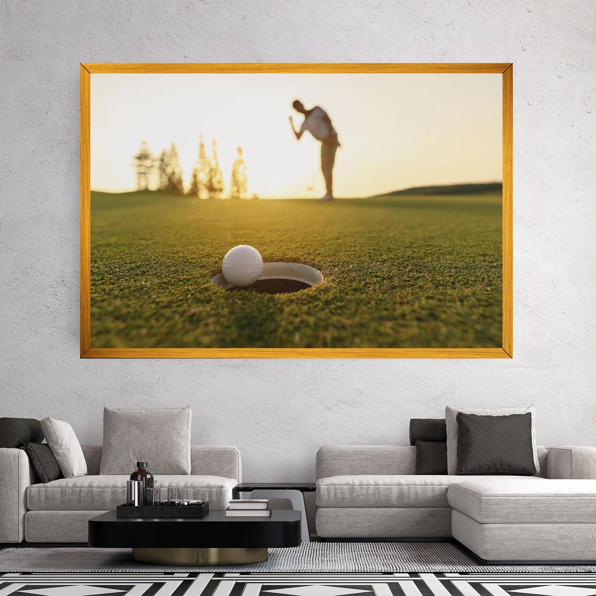 Vászonkép Golfer Concept mockup 2