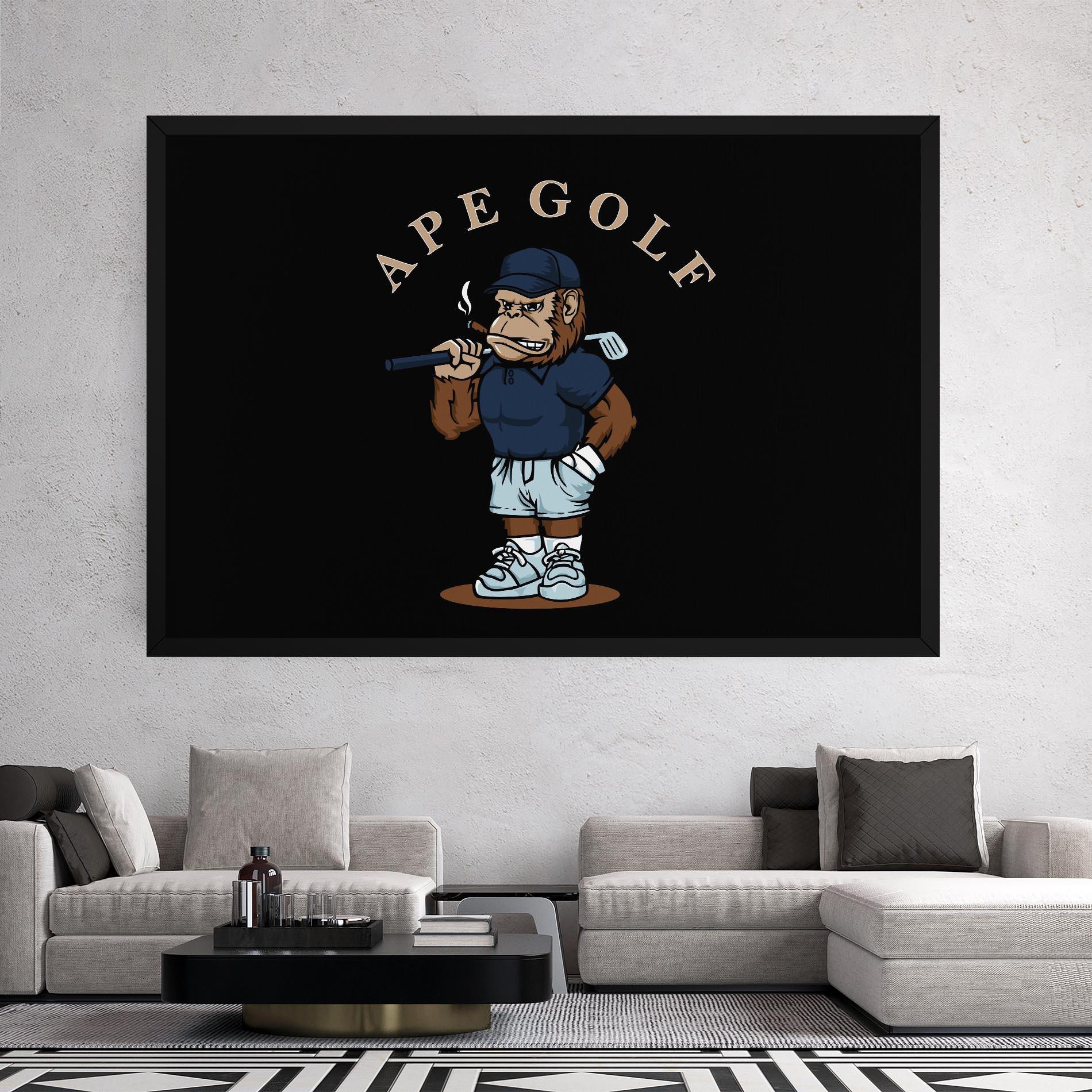 Vászonkép Ape Golf mockup 2