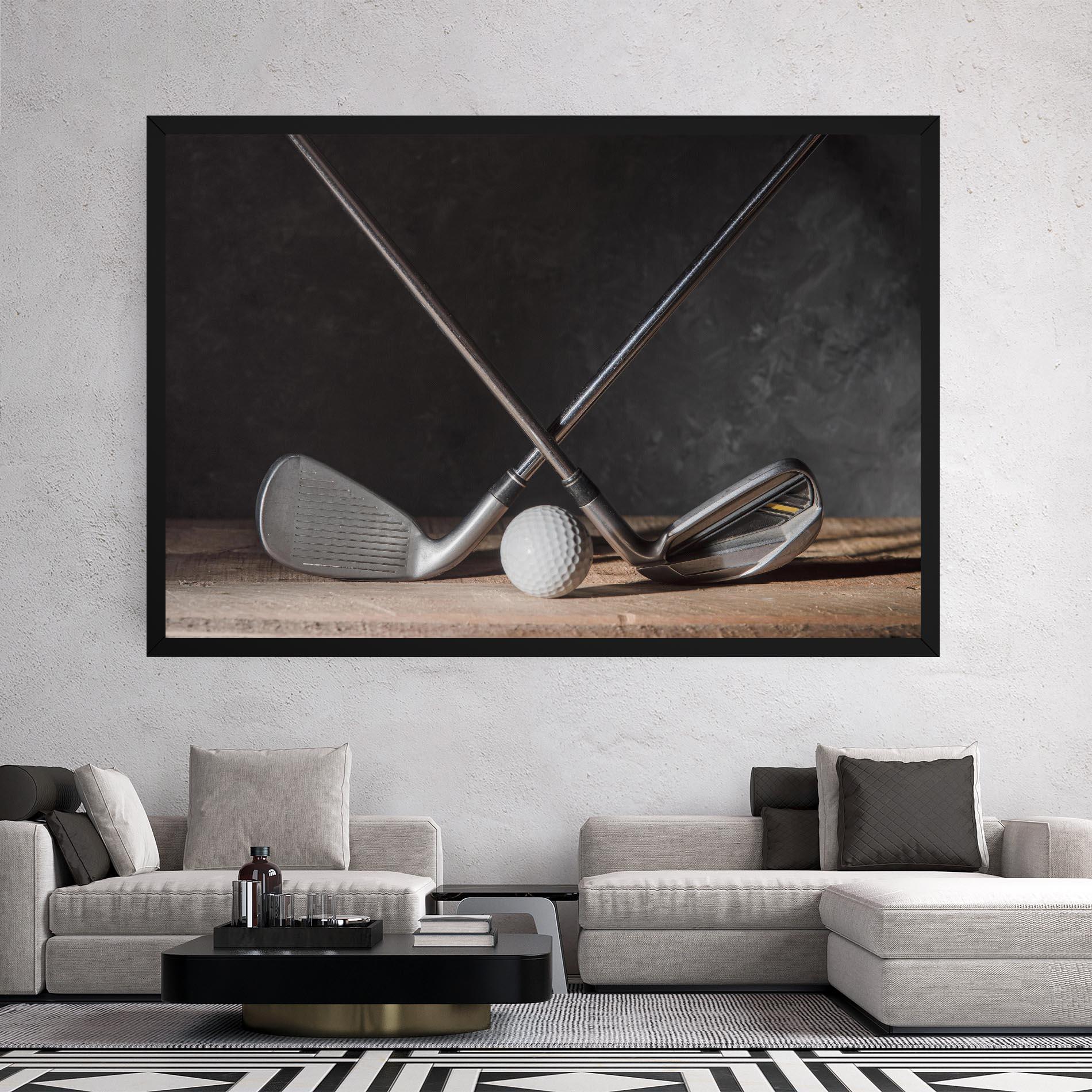 Vászonkép Golf Club Ball mockup 2