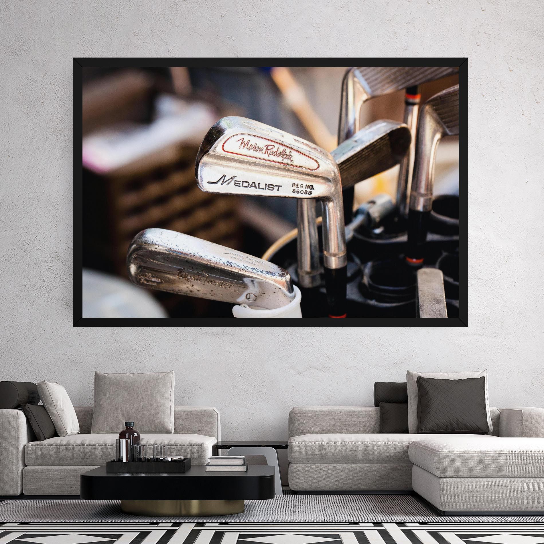 Silver Golf Club mockup 2