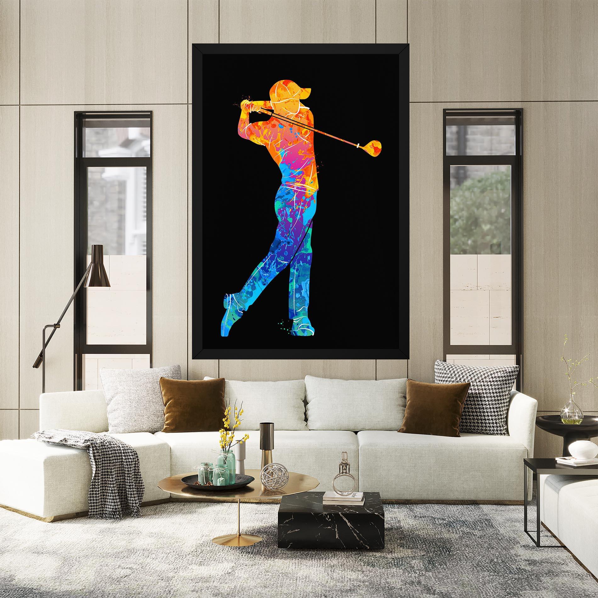 Vászonkép Color Mix Golf mockup 2