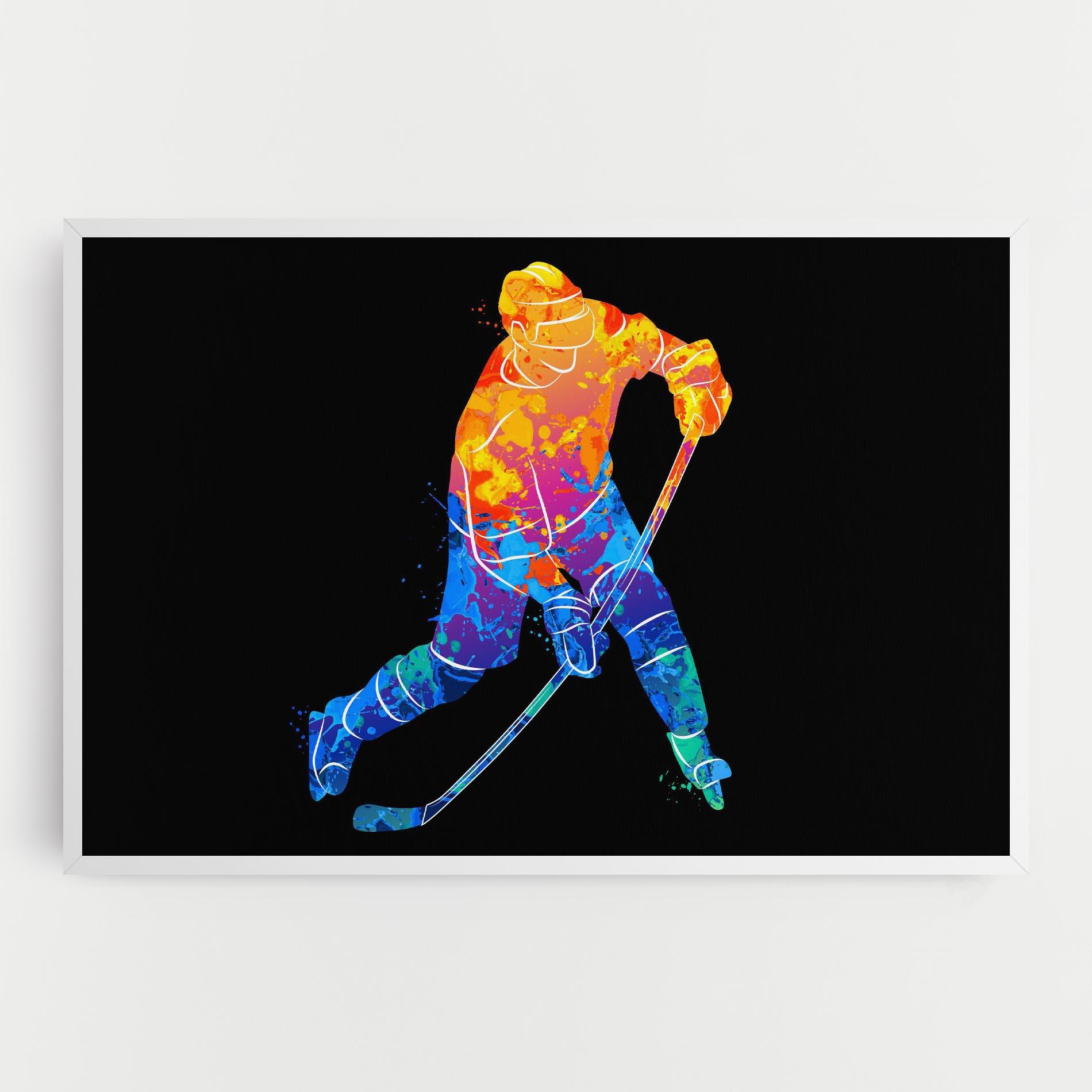 Vászonkép Color Mix Hockey mockup 0