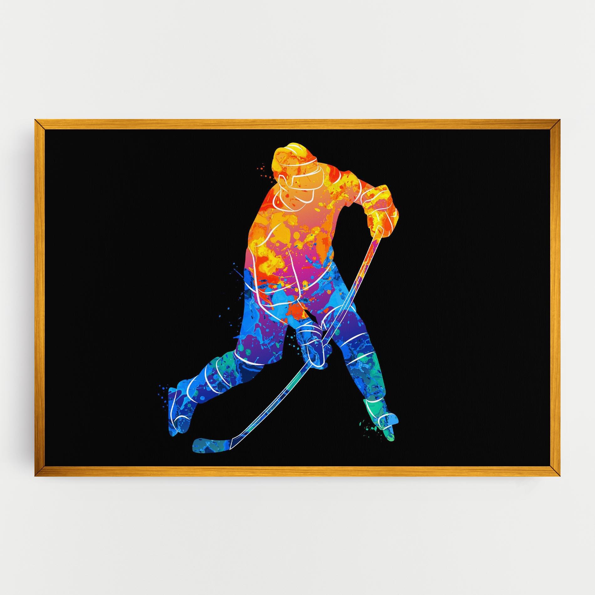 Vászonkép Color Mix Hockey mockup 0