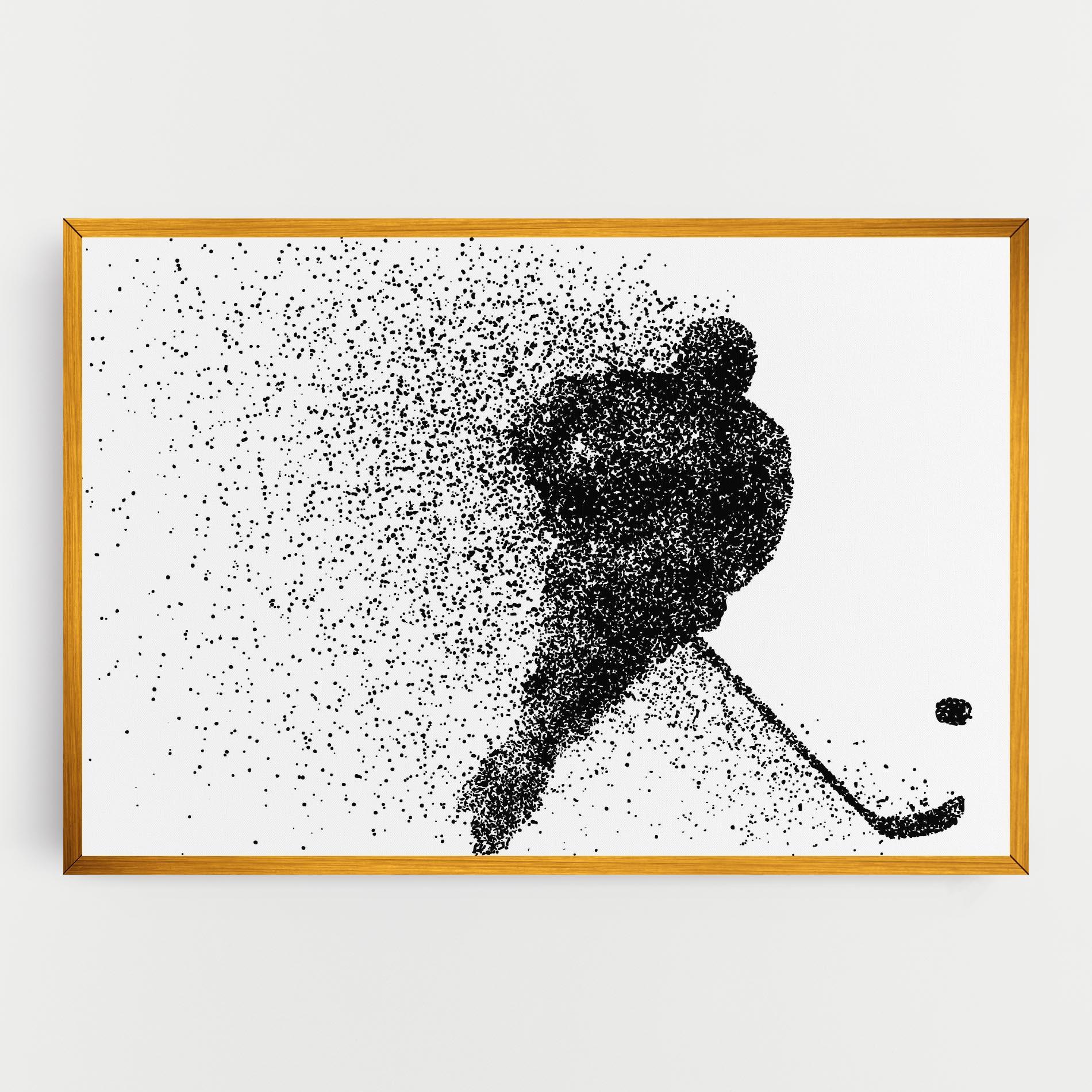 Vászonkép Hockey Art mockup 0