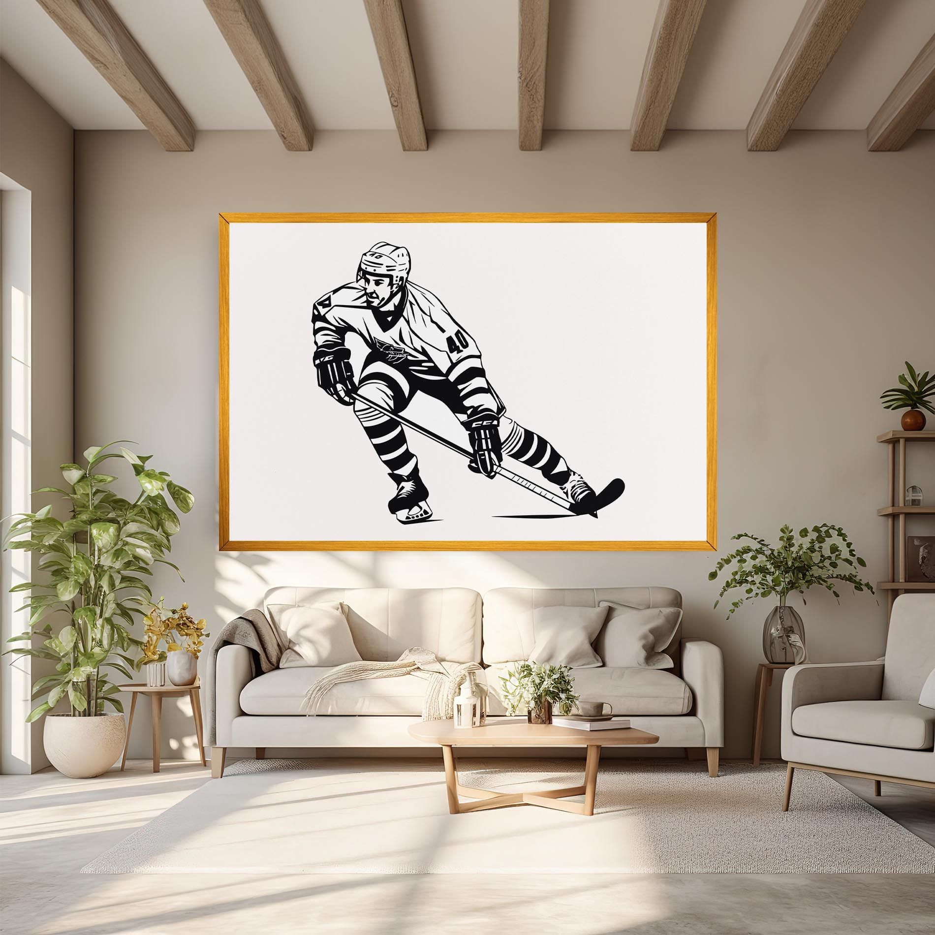 Hockey Player mockup 6