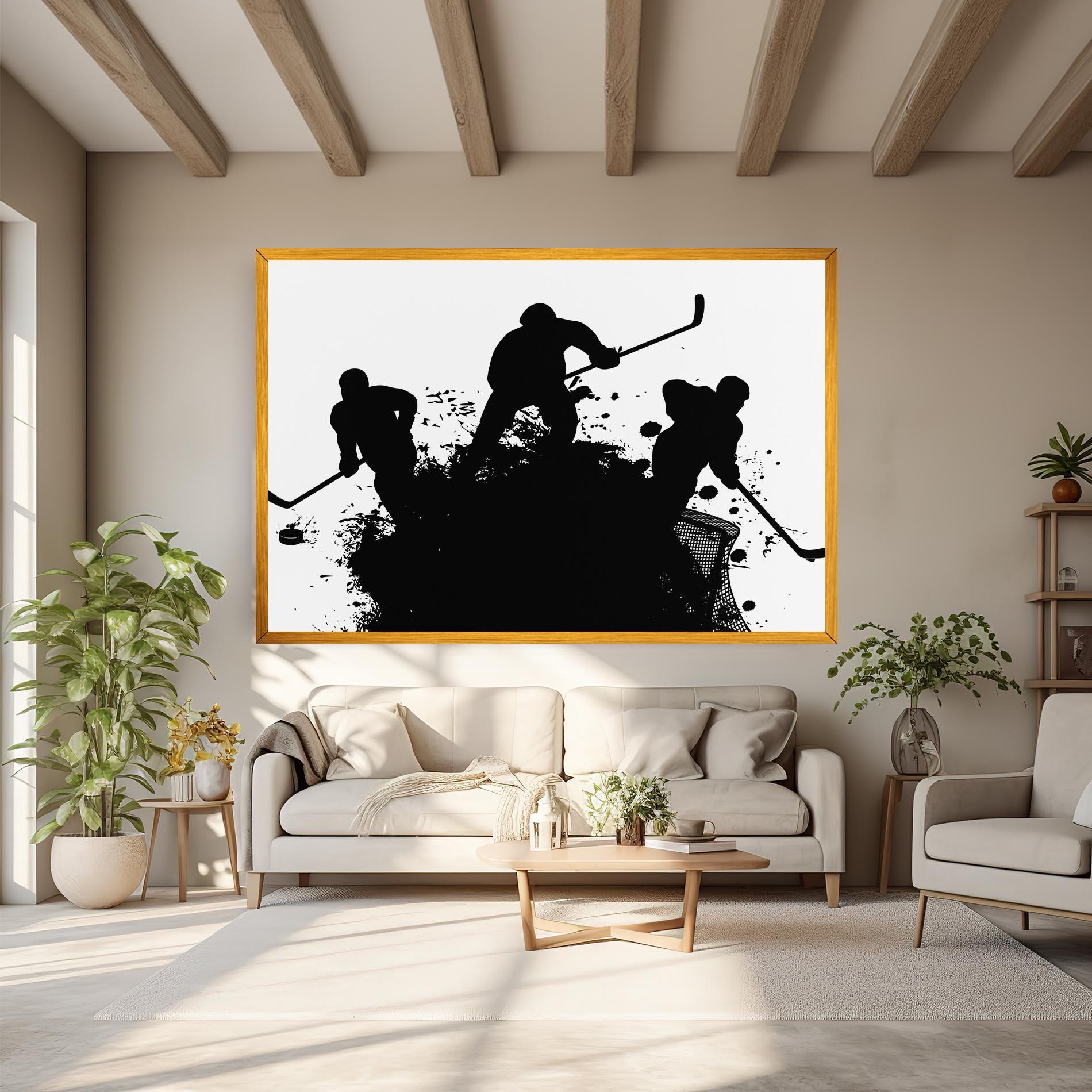 Vászonkép Hockey Tree mockup 6