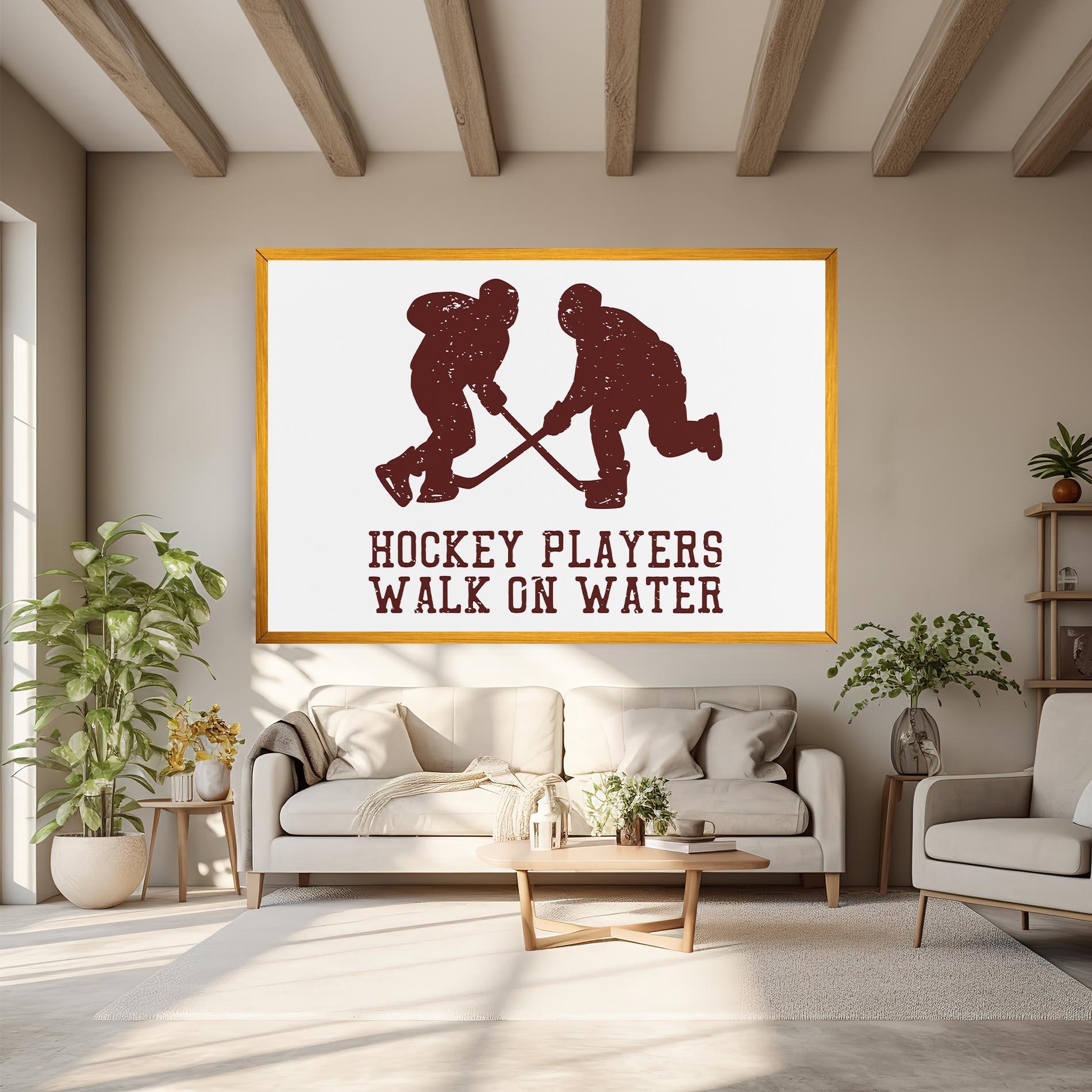Vászonkép Hockey Walk mockup 6