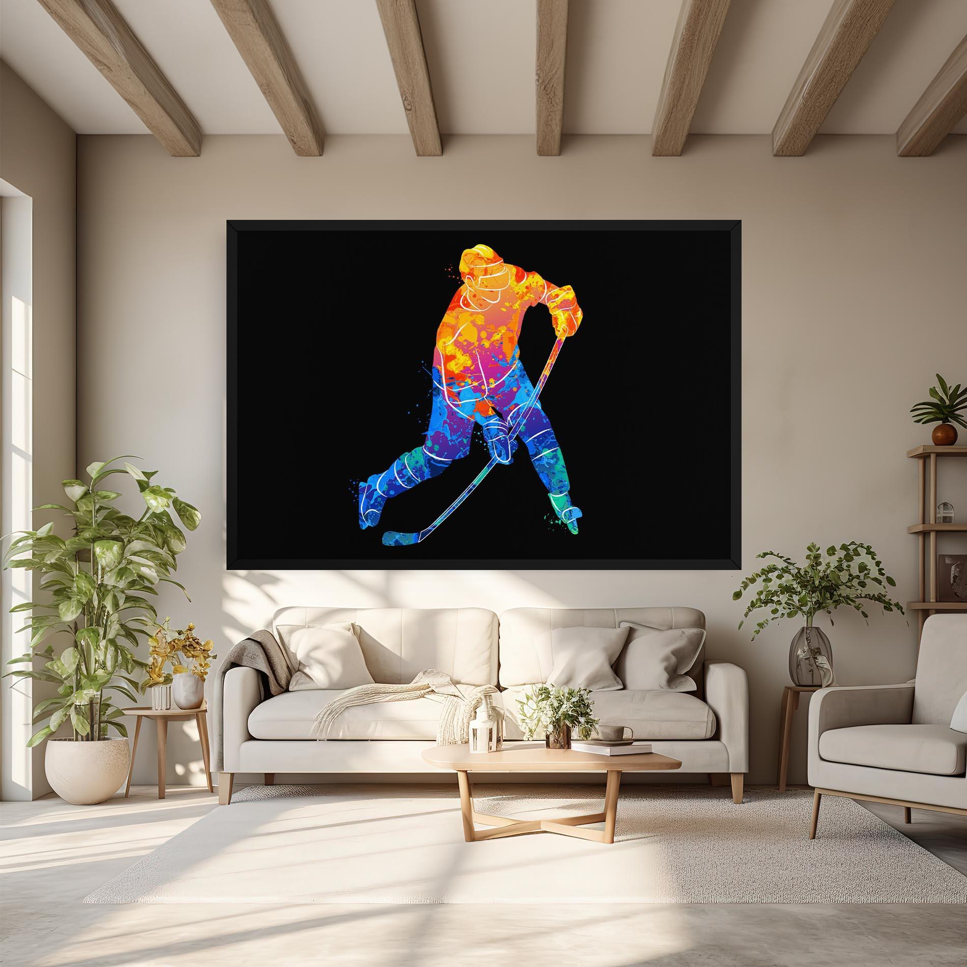 Vászonkép Color Mix Hockey mockup 6