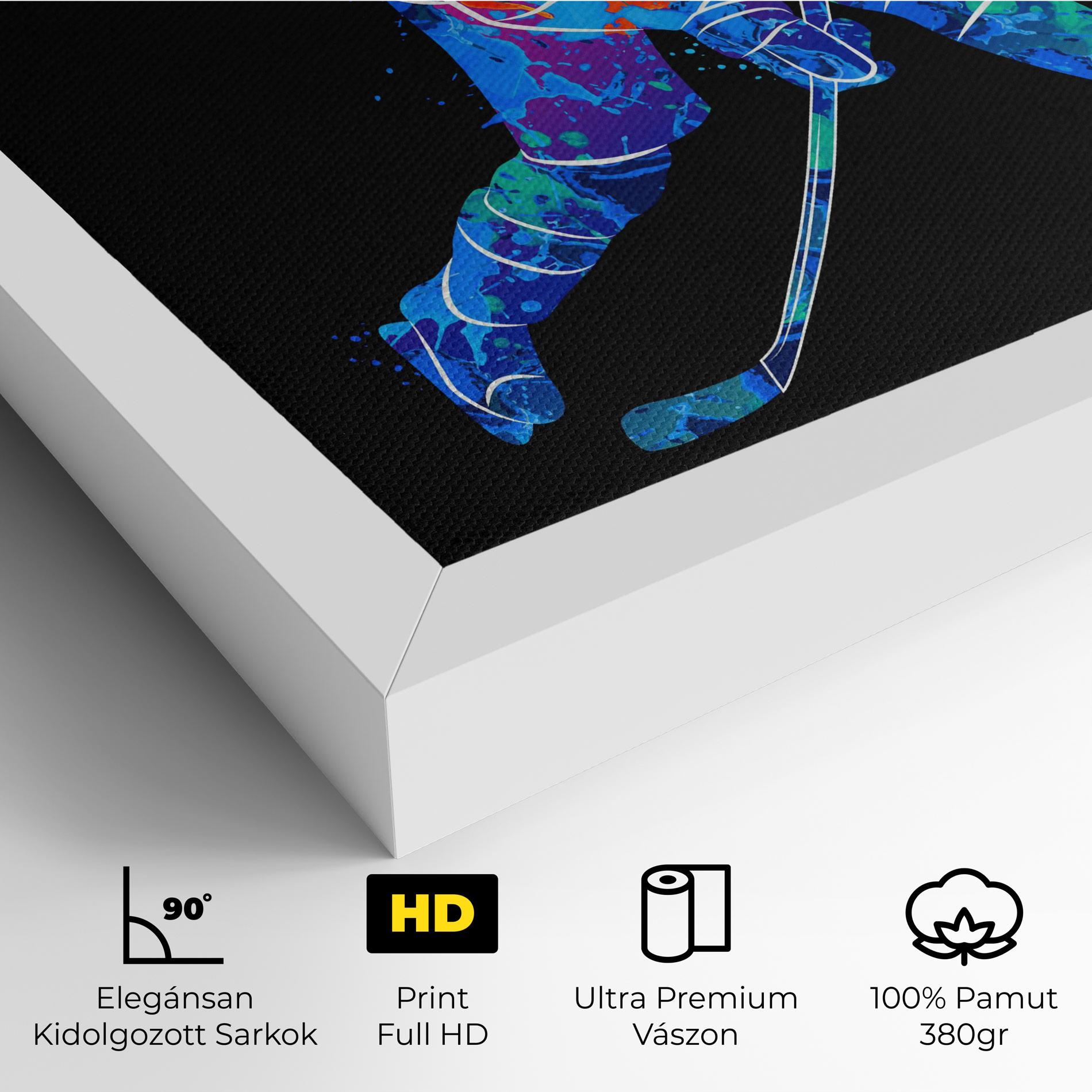 Vászonkép Color Mix Hockey mockup 4