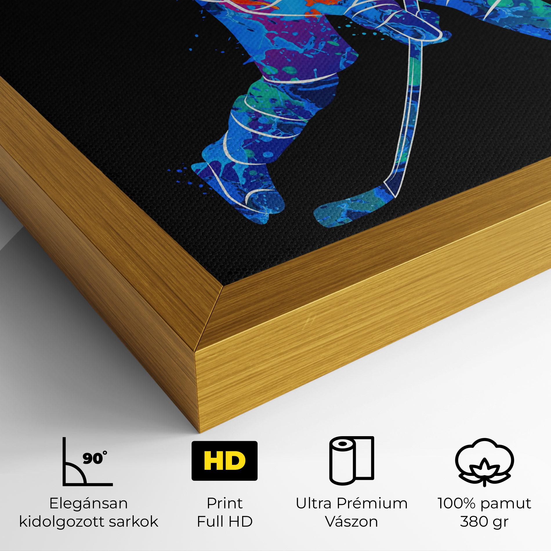 Vászonkép Color Mix Hockey mockup 4