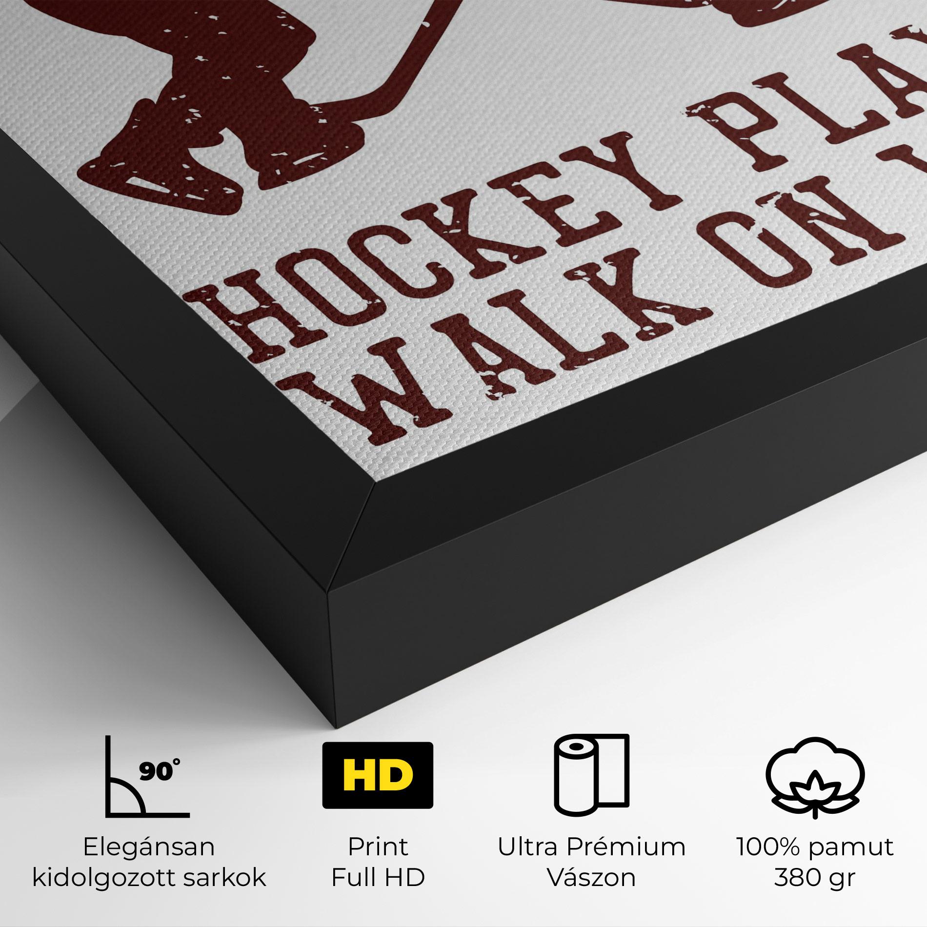 Vászonkép Hockey Walk mockup 4