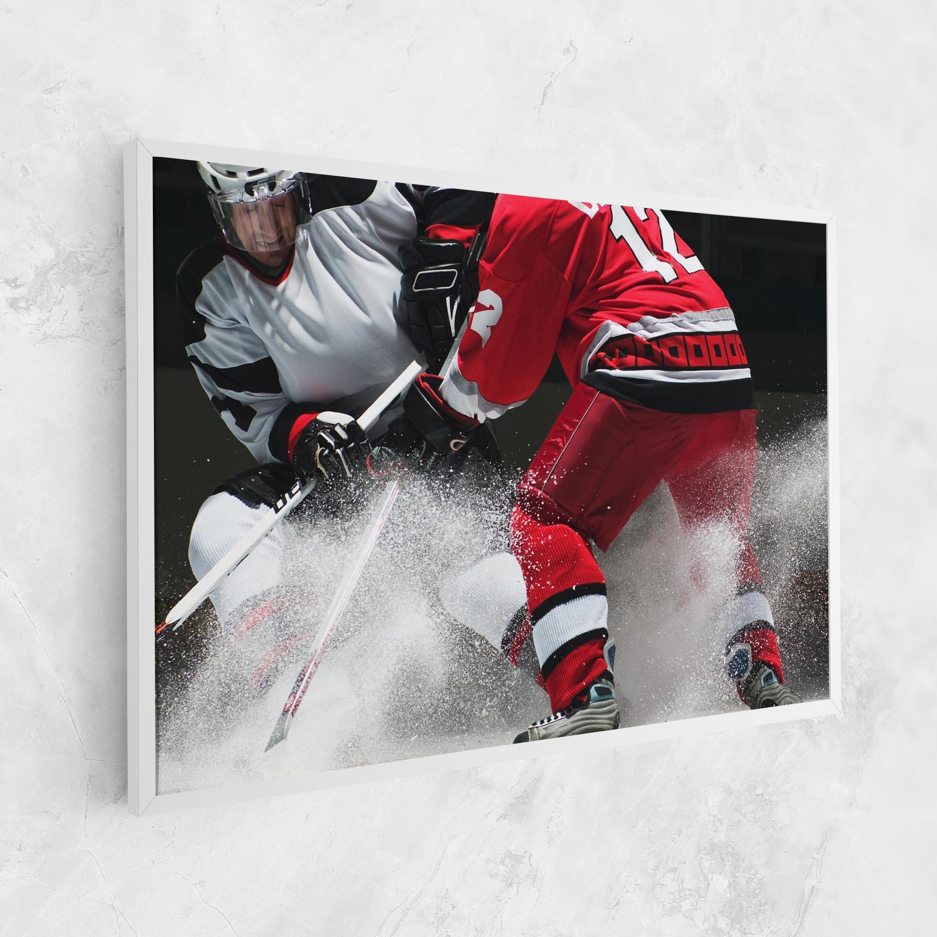 Vászonkép Red Hokey Player mockup 1
