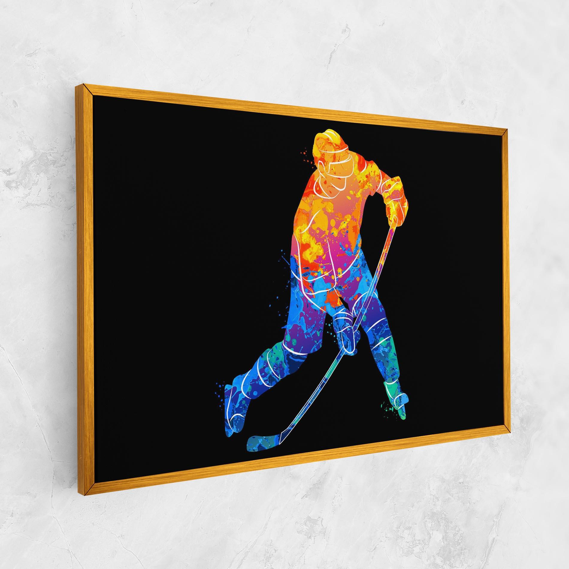 Vászonkép Color Mix Hockey mockup 1