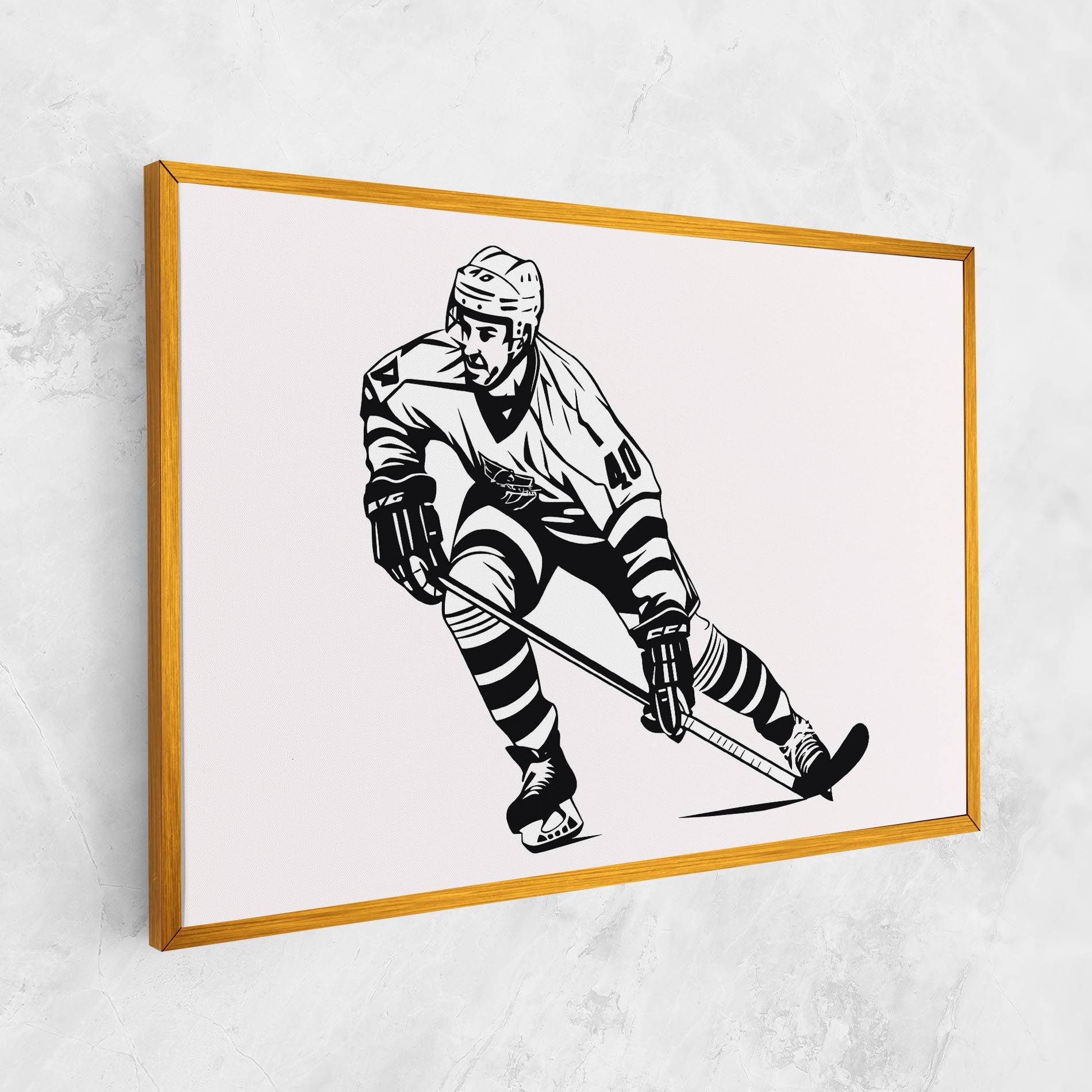 Hockey Player mockup 1