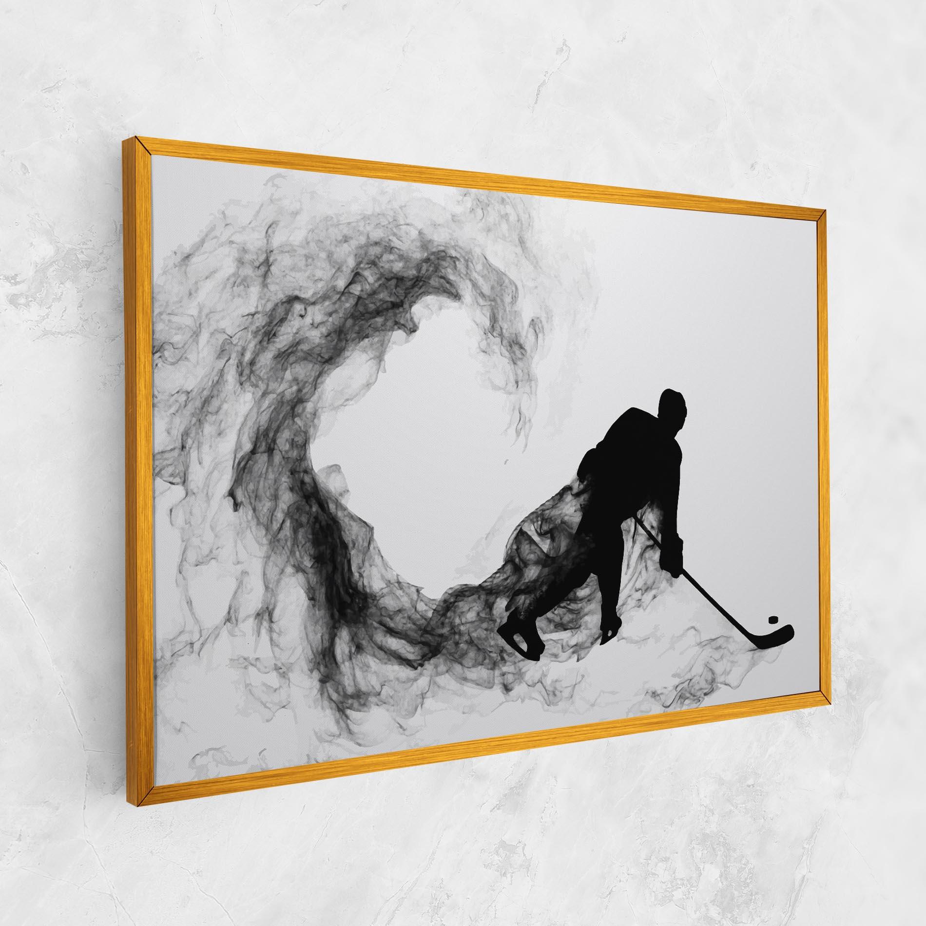 Vászonkép Hockey Smoke mockup 1