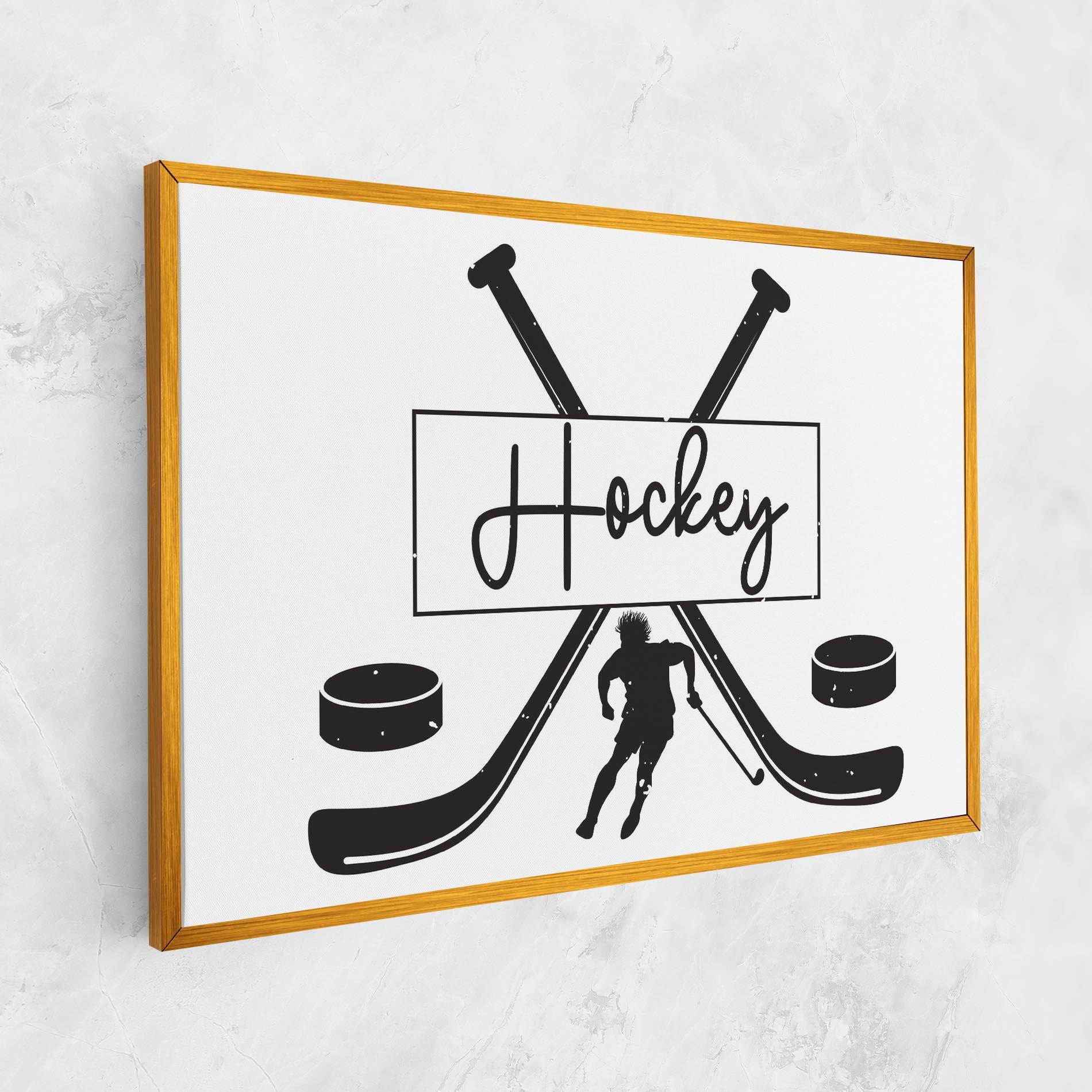 Vászonkép Hockey Stick mockup 1
