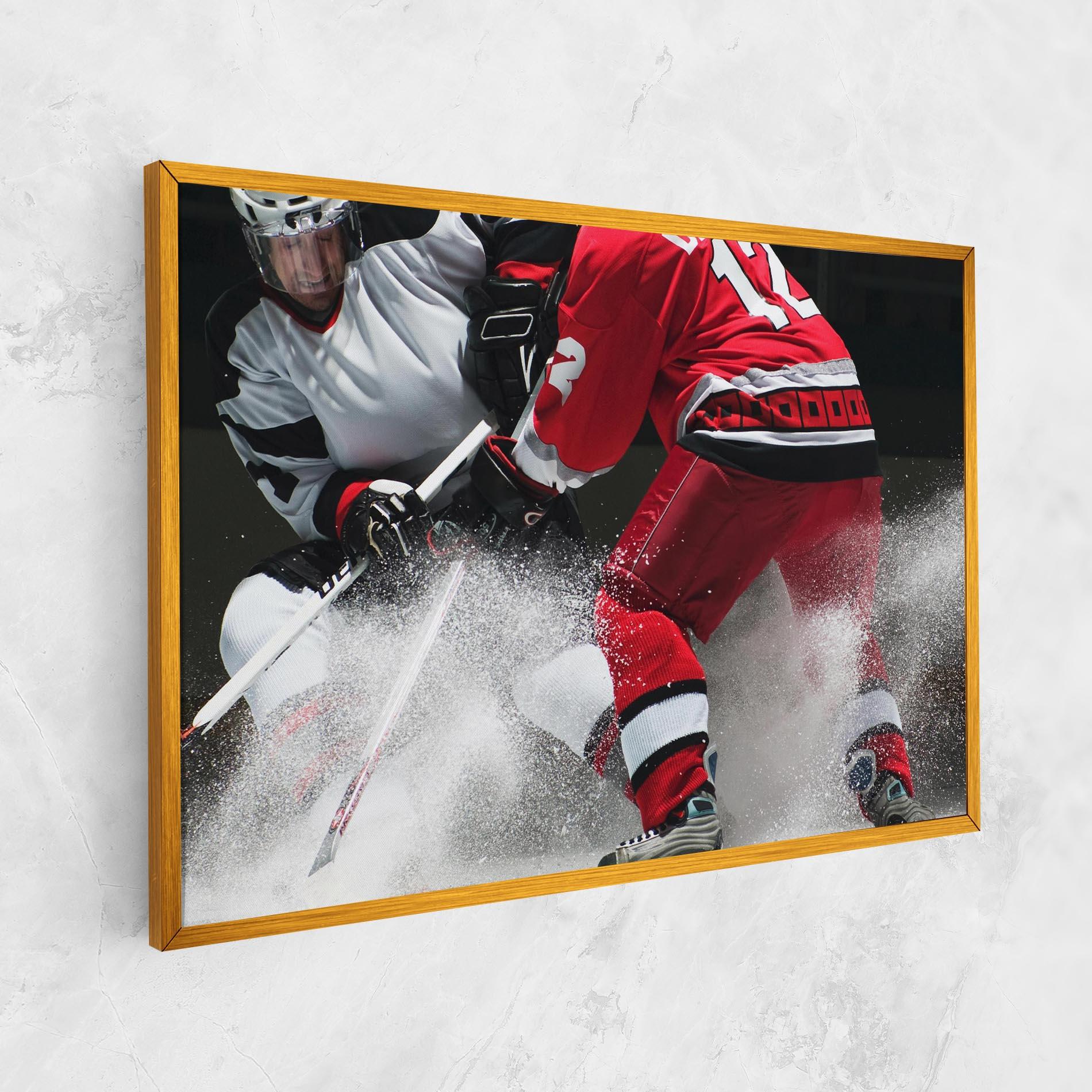 Vászonkép Red Hokey Player mockup 1