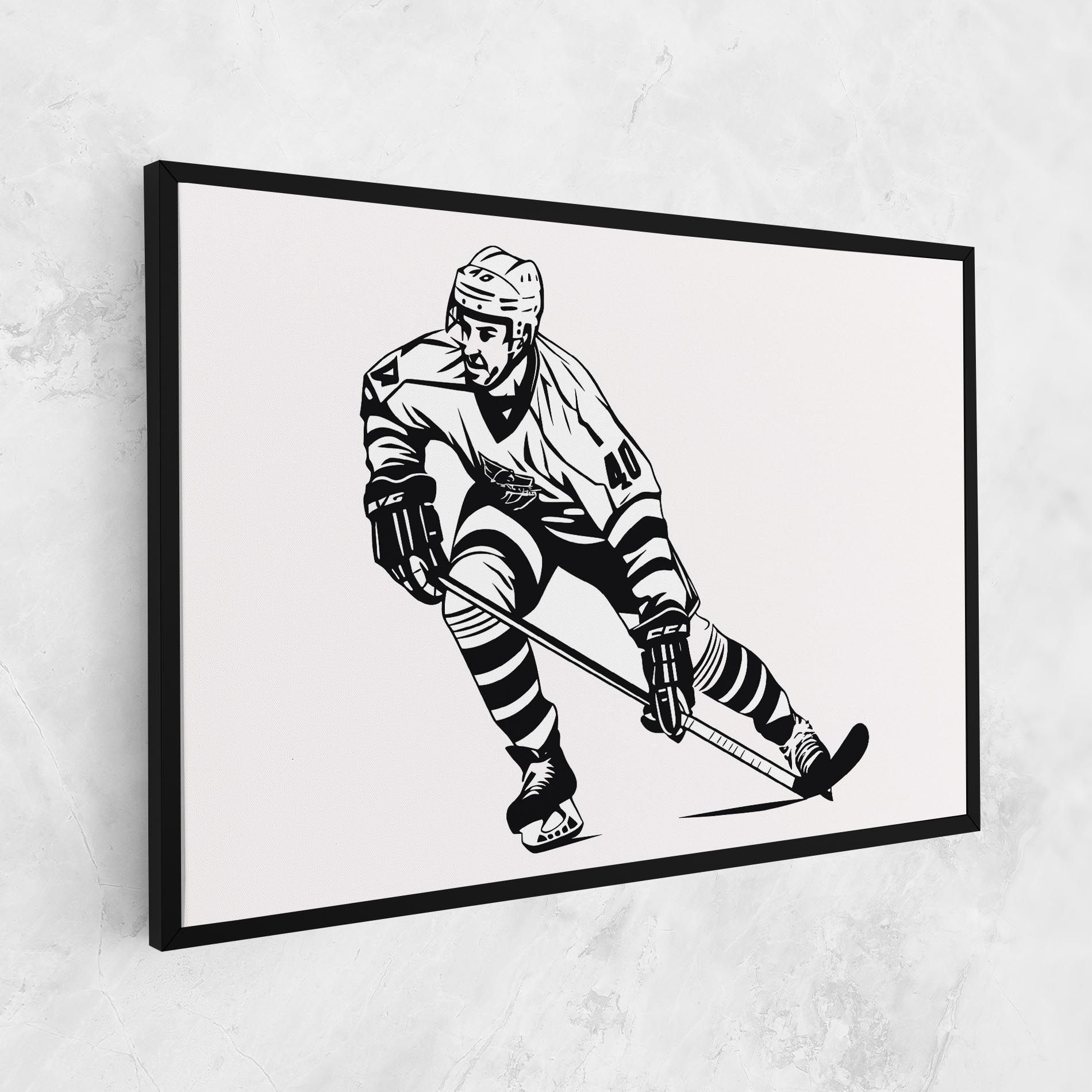 Hockey Player mockup 1