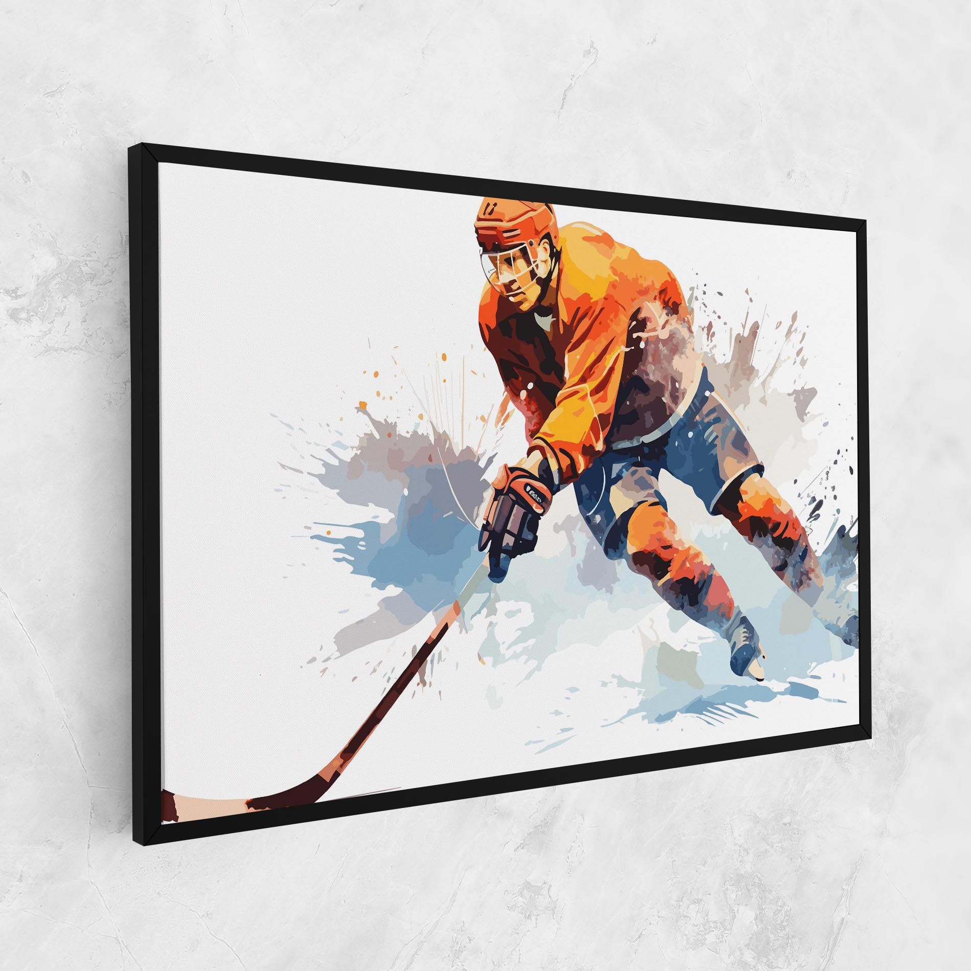 Orange Hockey mockup 1