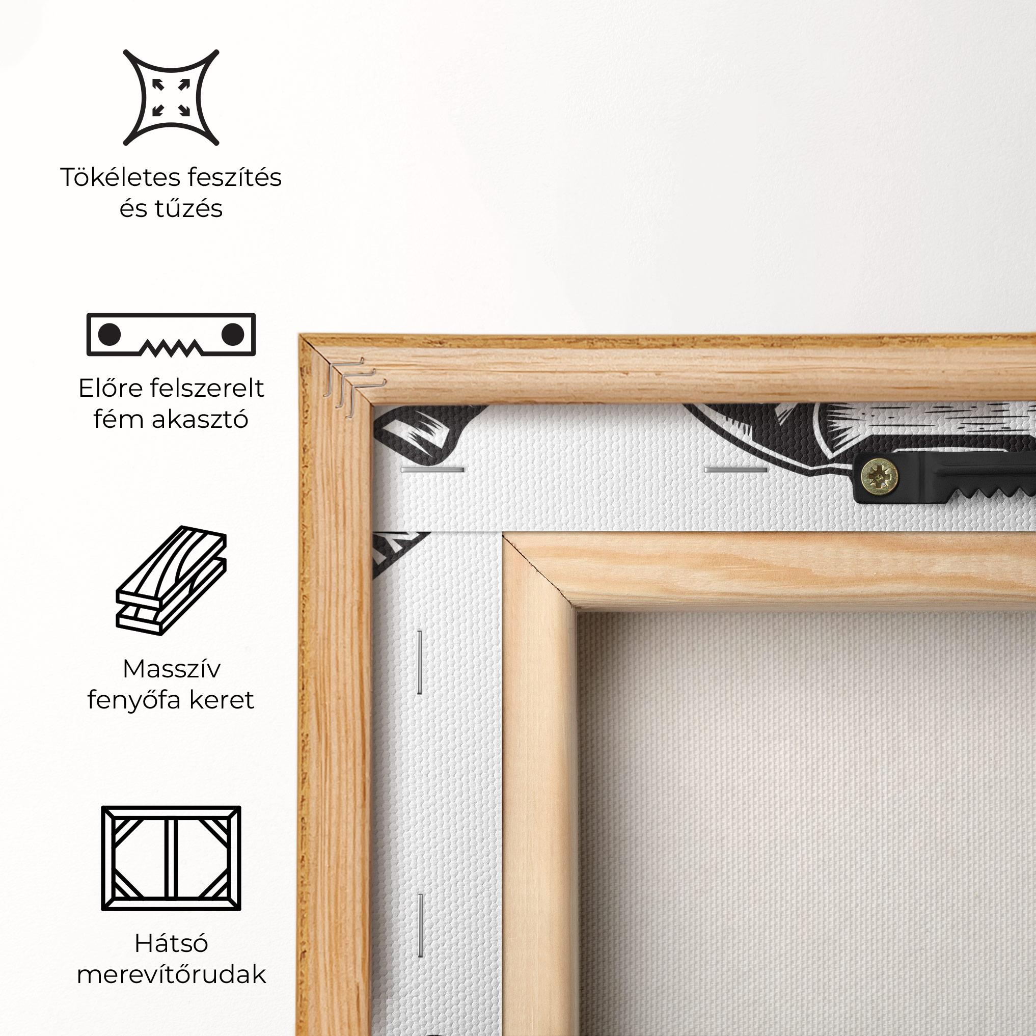 Vászonkép Monkey Hockey mockup 5