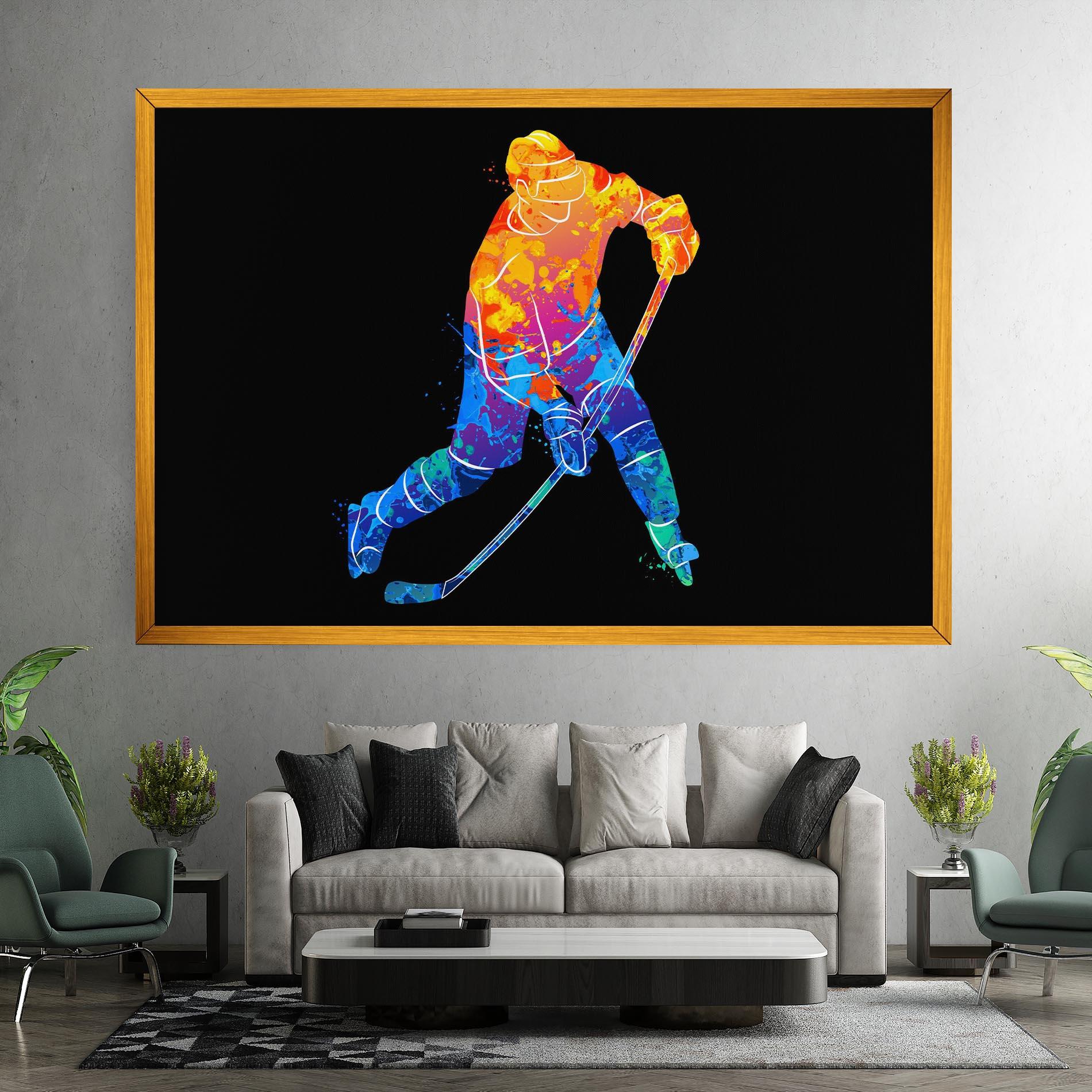 Vászonkép Color Mix Hockey mockup 7