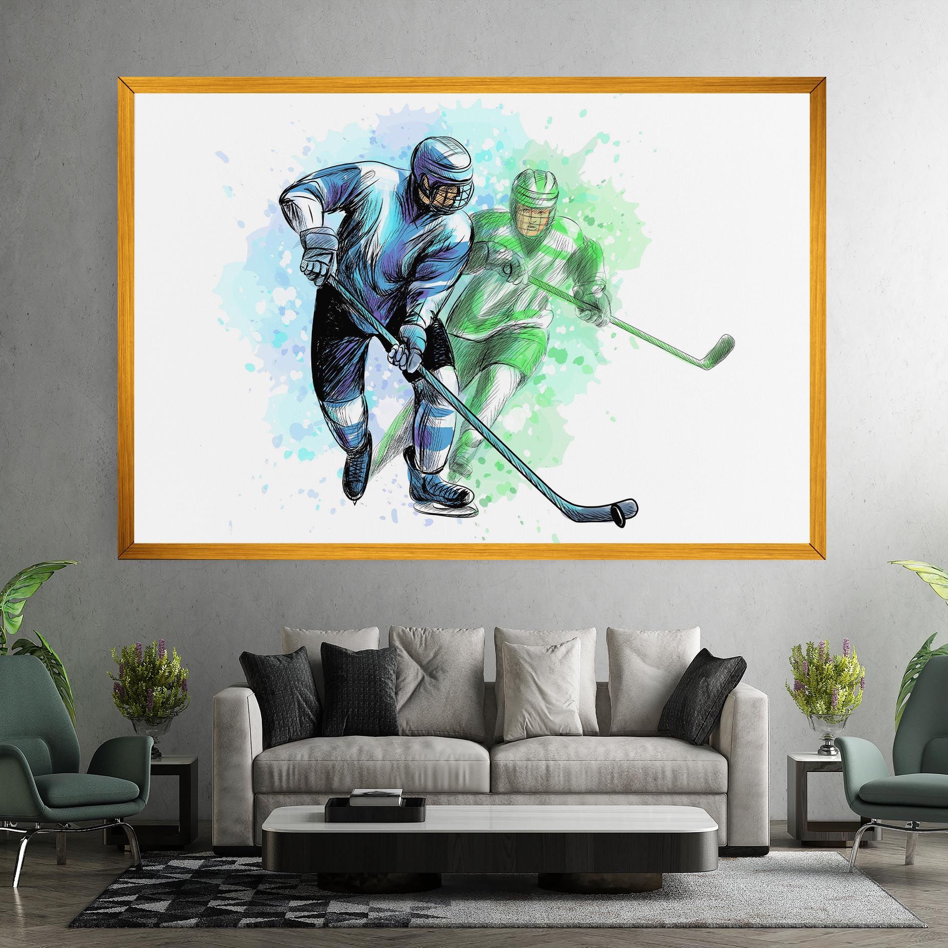 Green Blue Hockey mockup 7
