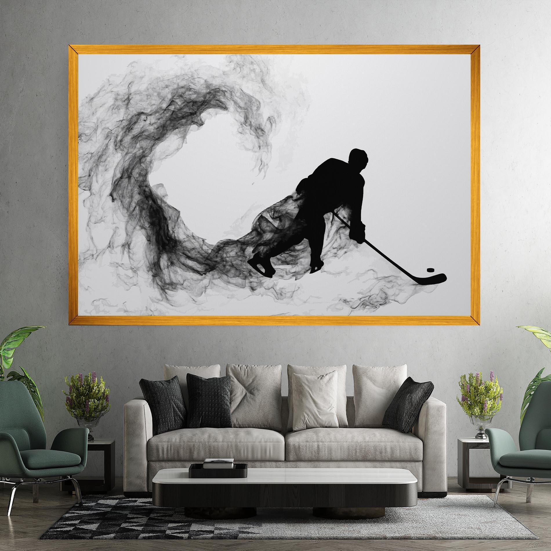 Vászonkép Hockey Smoke mockup 7