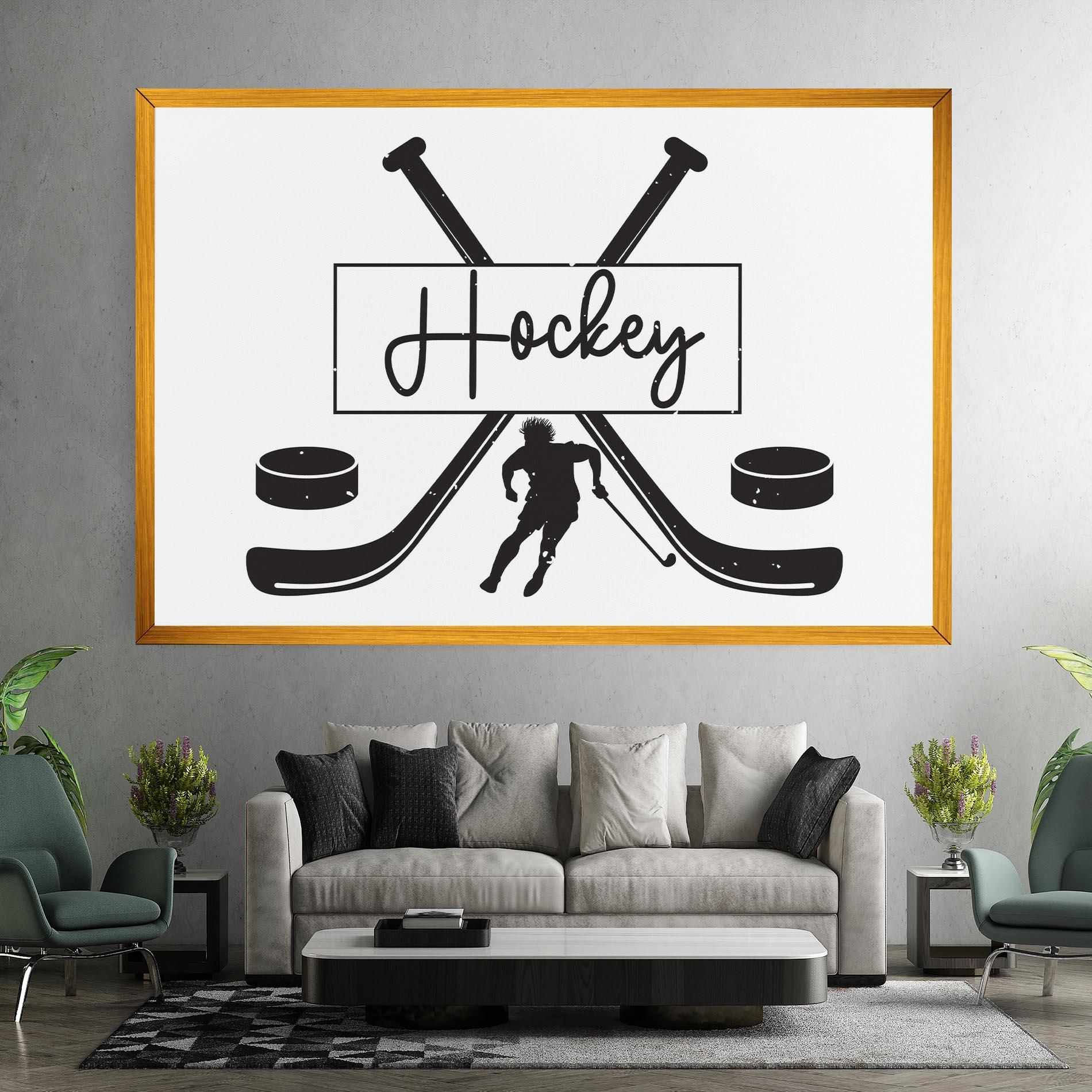 Vászonkép Hockey Stick mockup 7