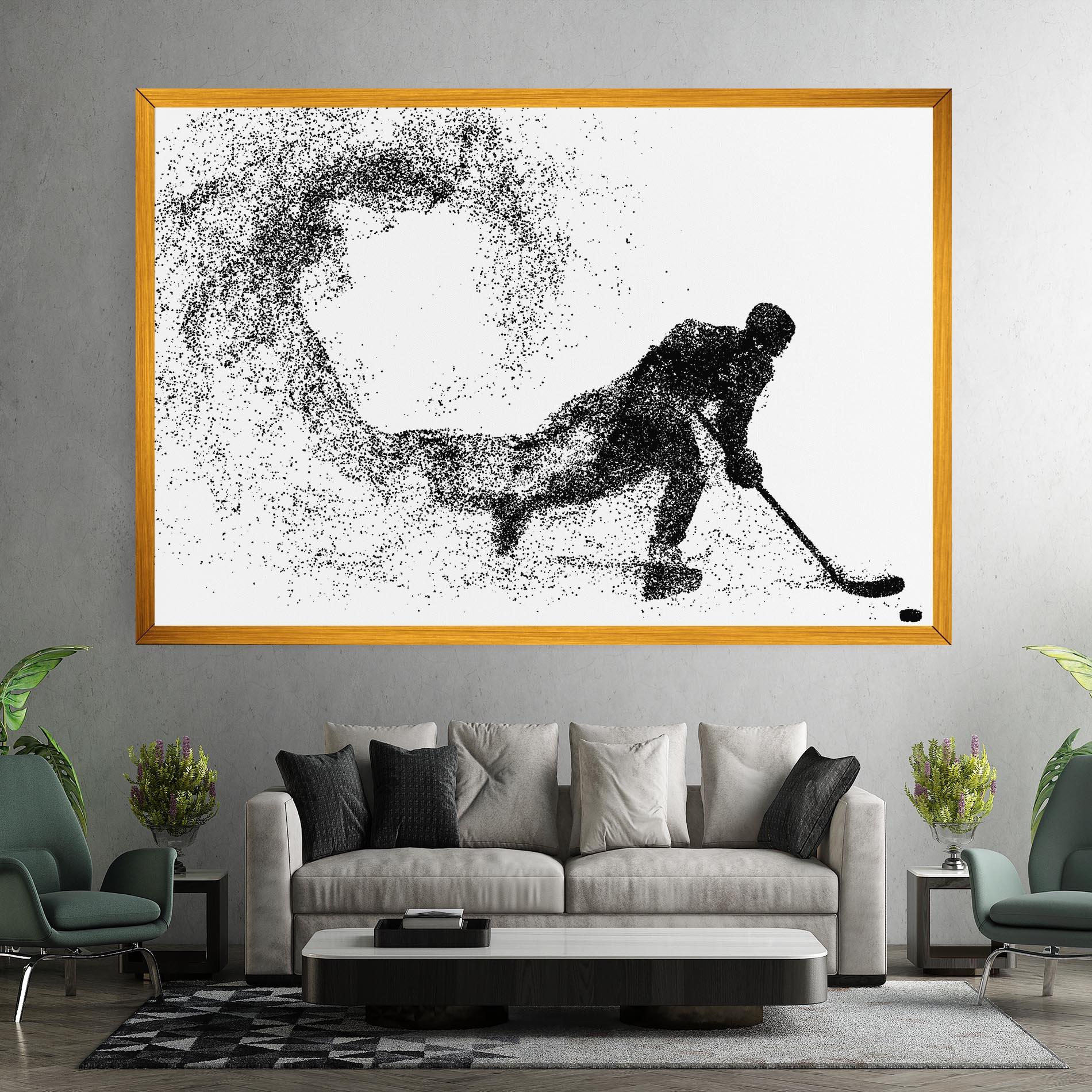 Vászonkép Playing Hockey mockup 7