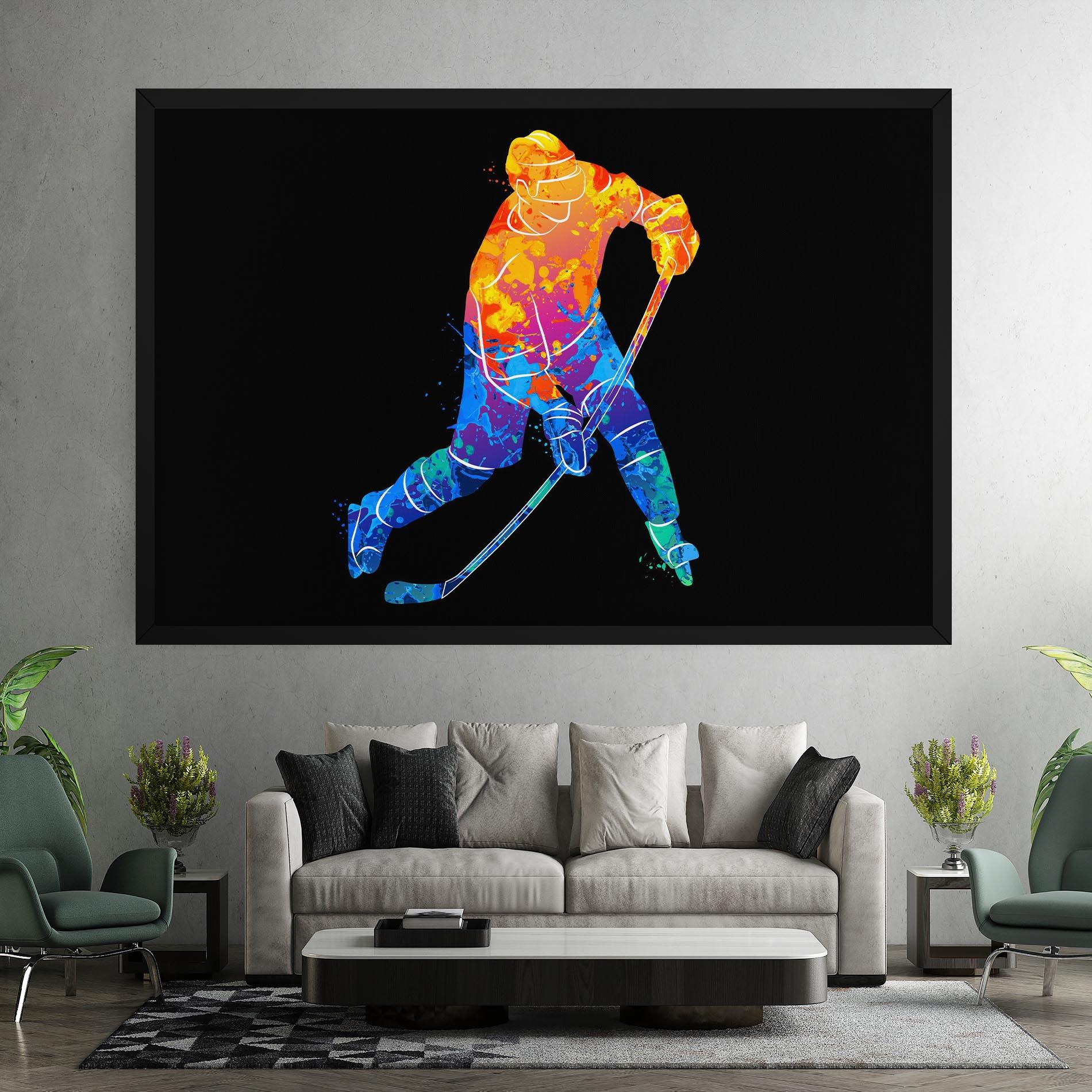 Vászonkép Color Mix Hockey mockup 7