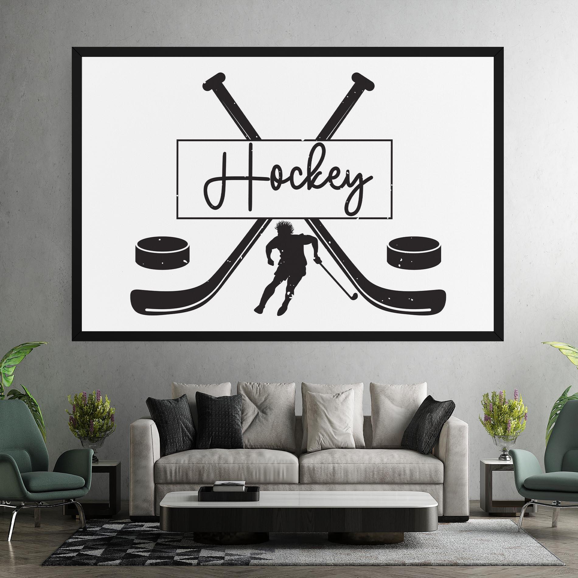 Vászonkép Hockey Stick mockup 7
