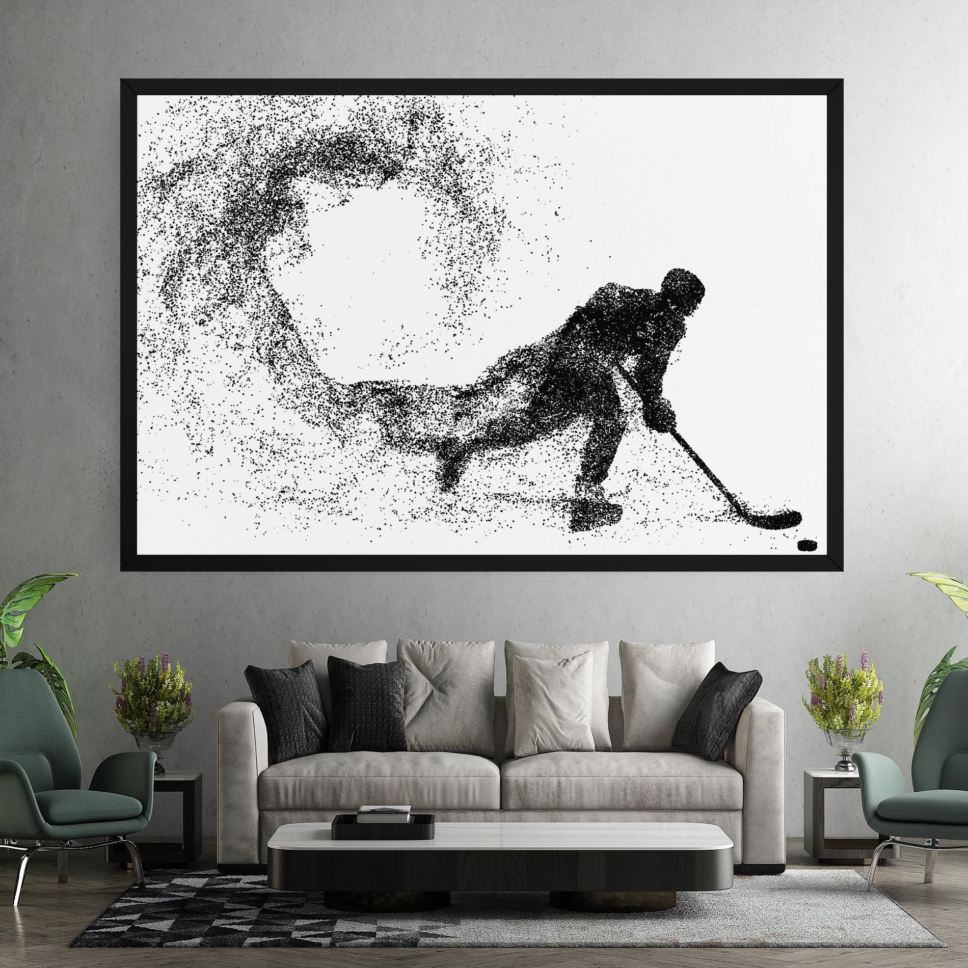 Vászonkép Playing Hockey mockup 7