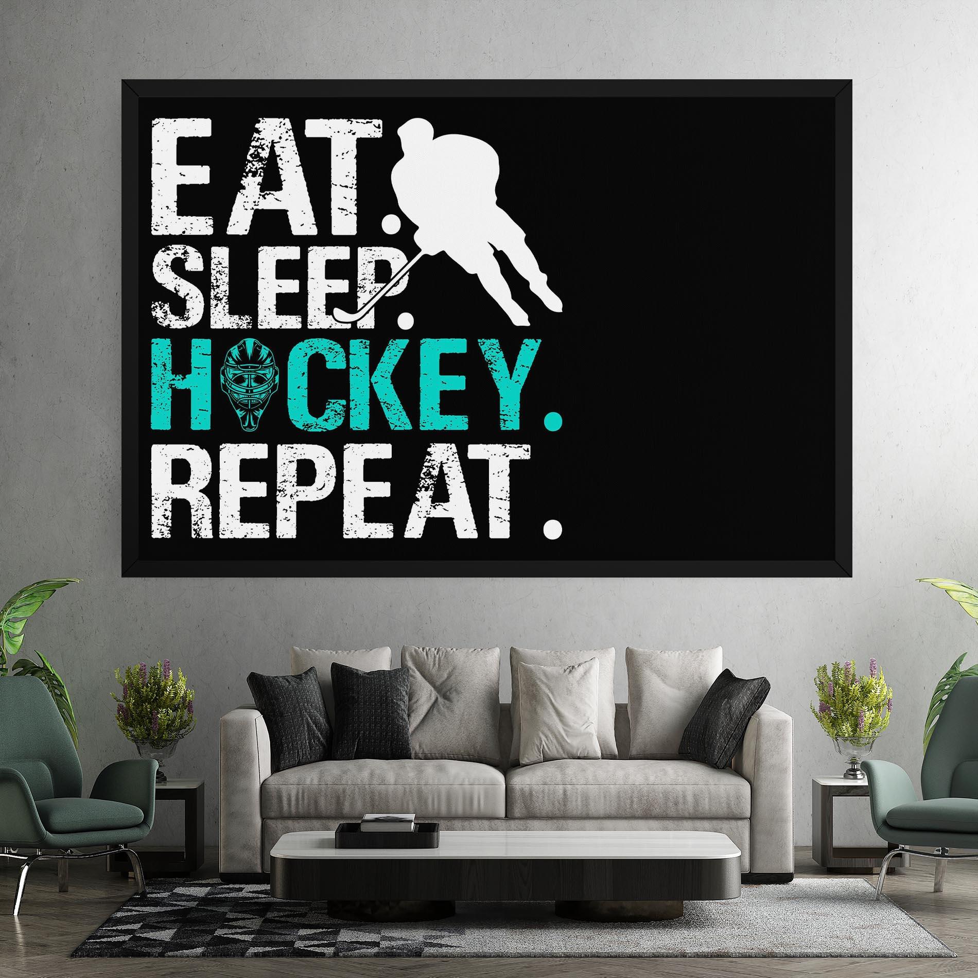 Vászonkép Sleep Hockey mockup 7