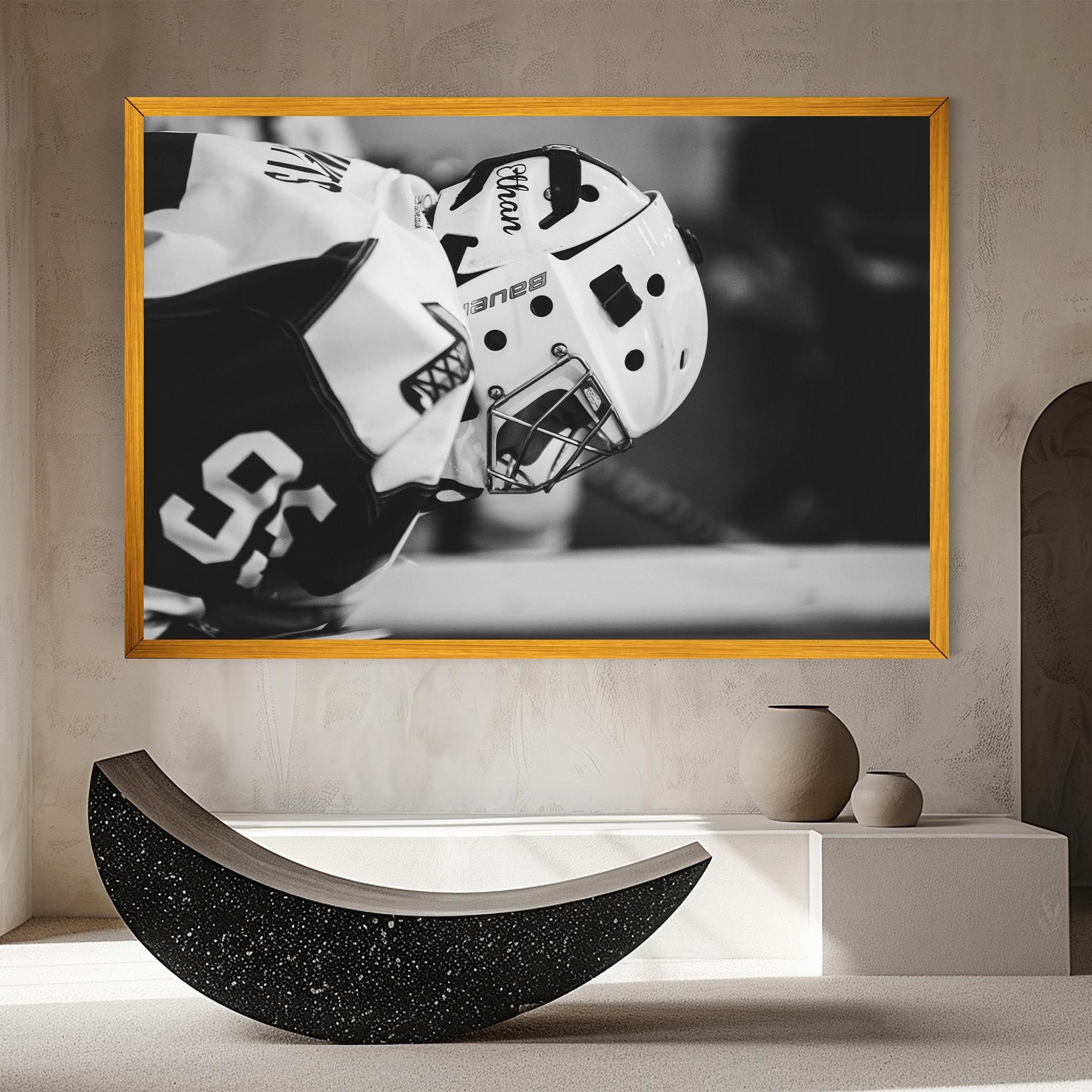 Black White Hockey mockup 8