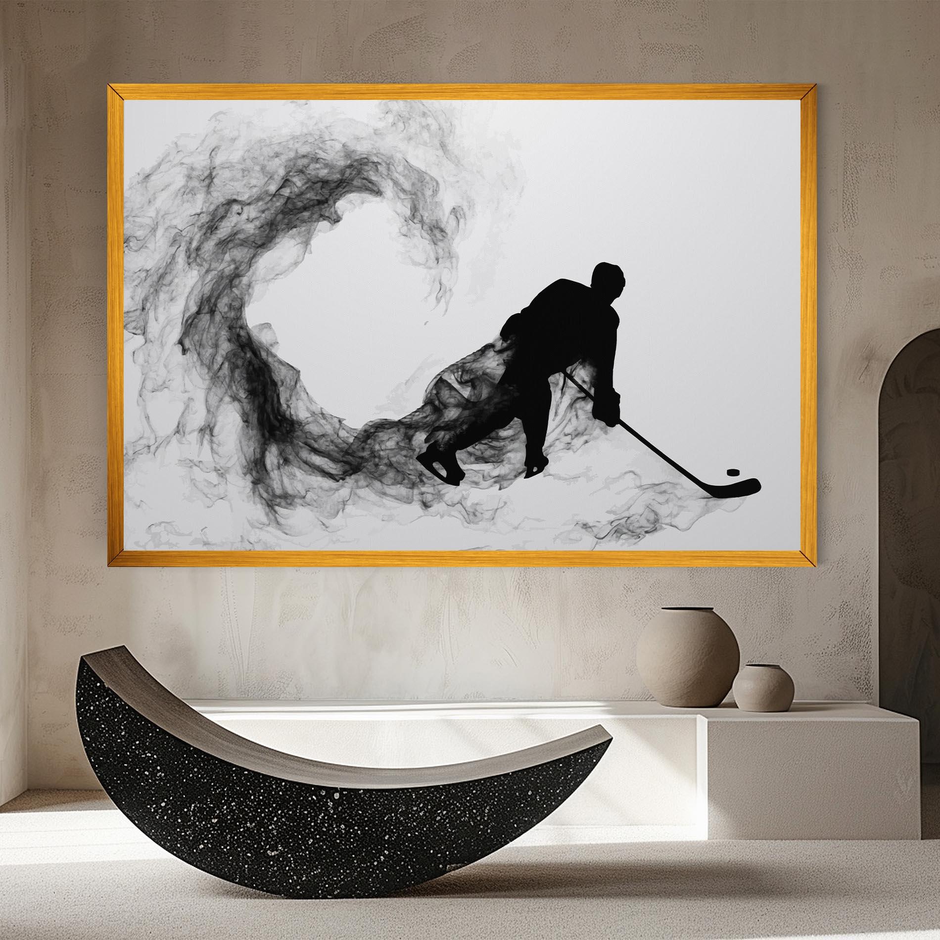 Vászonkép Hockey Smoke mockup 8