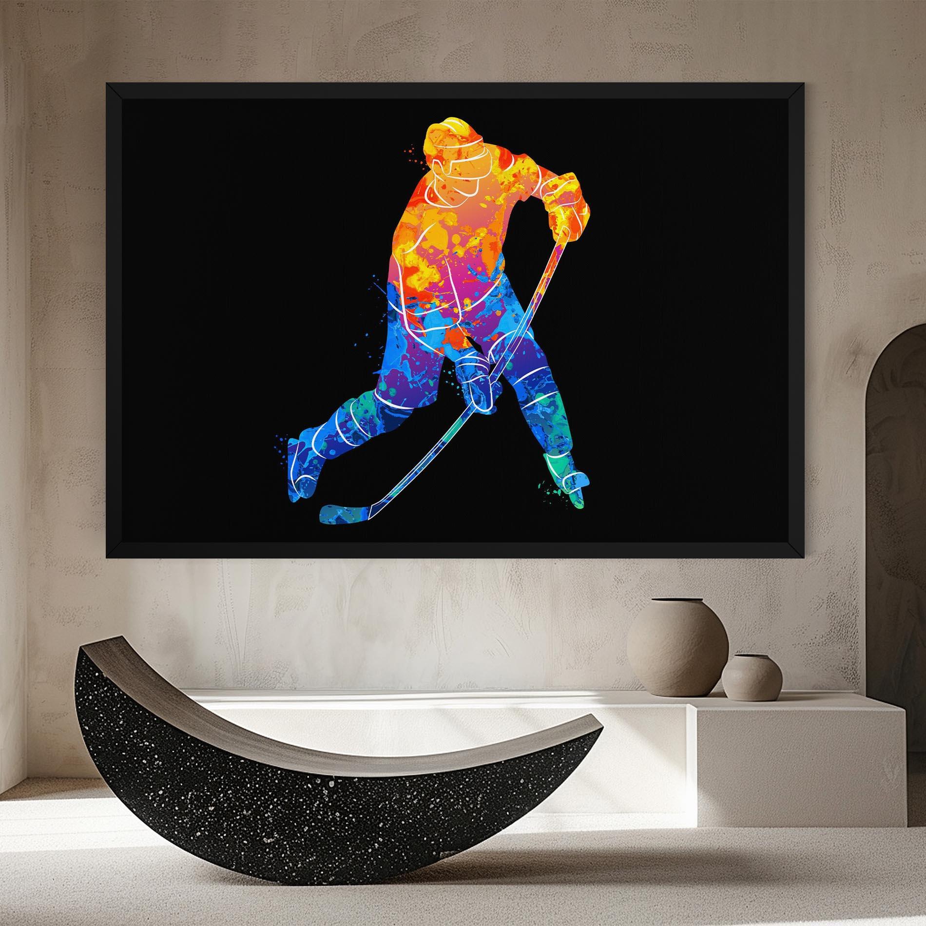 Vászonkép Color Mix Hockey mockup 8