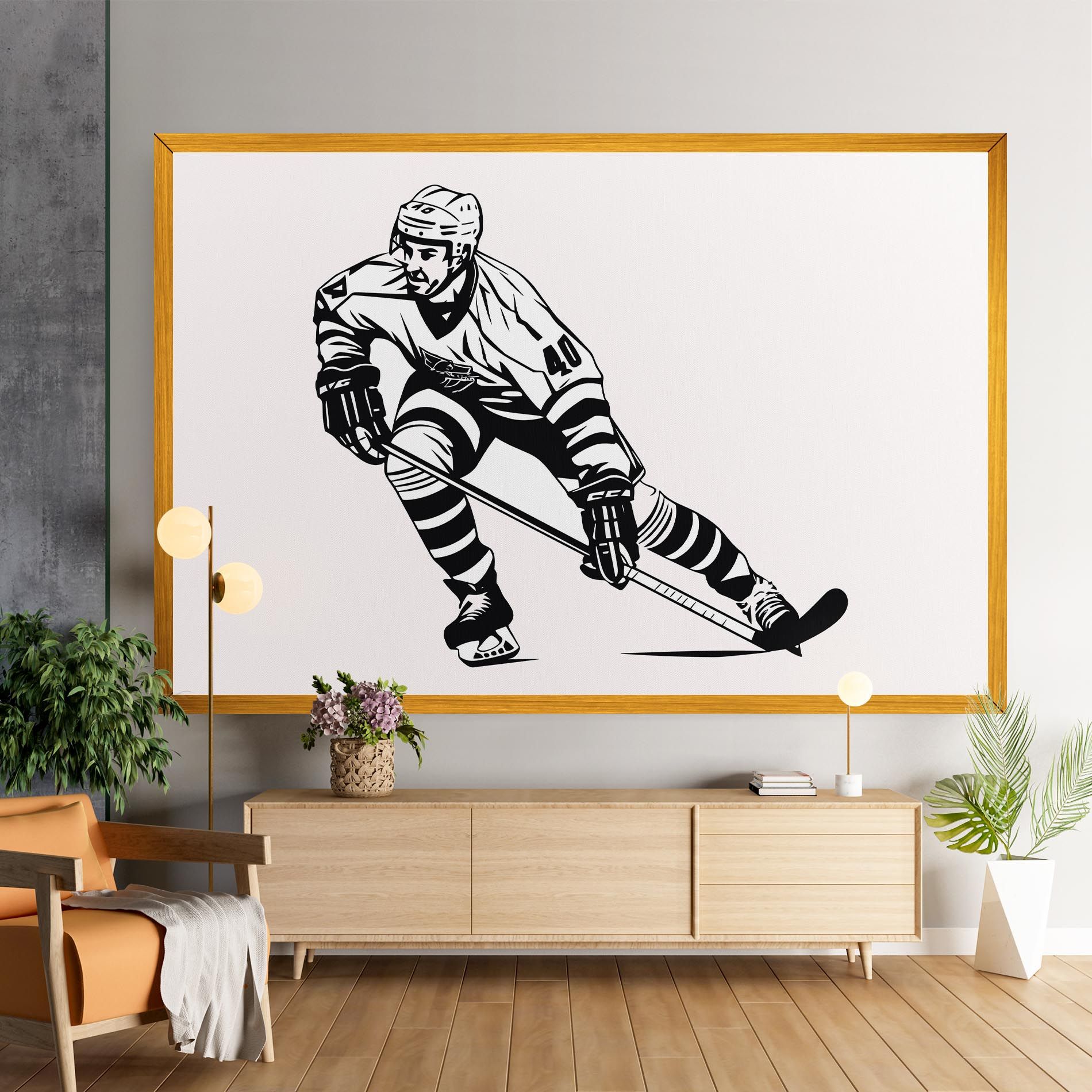 Hockey Player mockup 9